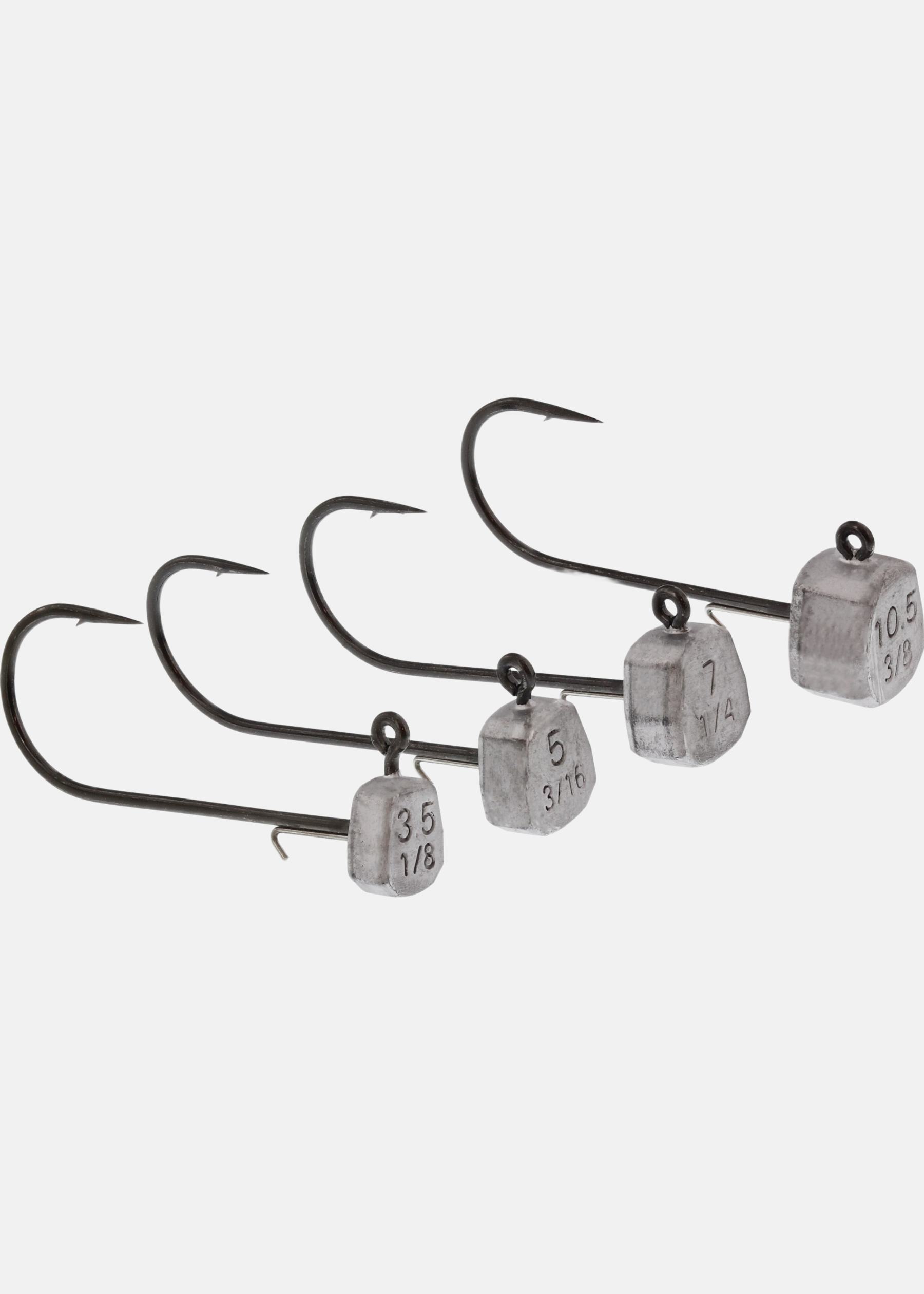 NED JIGHEAD 5G #2/0 3PCS NATUR |  - sv-se - dam - utrustning - fiske - krokar-och-tillbehor - jiggskallar | Padelspecialisterna