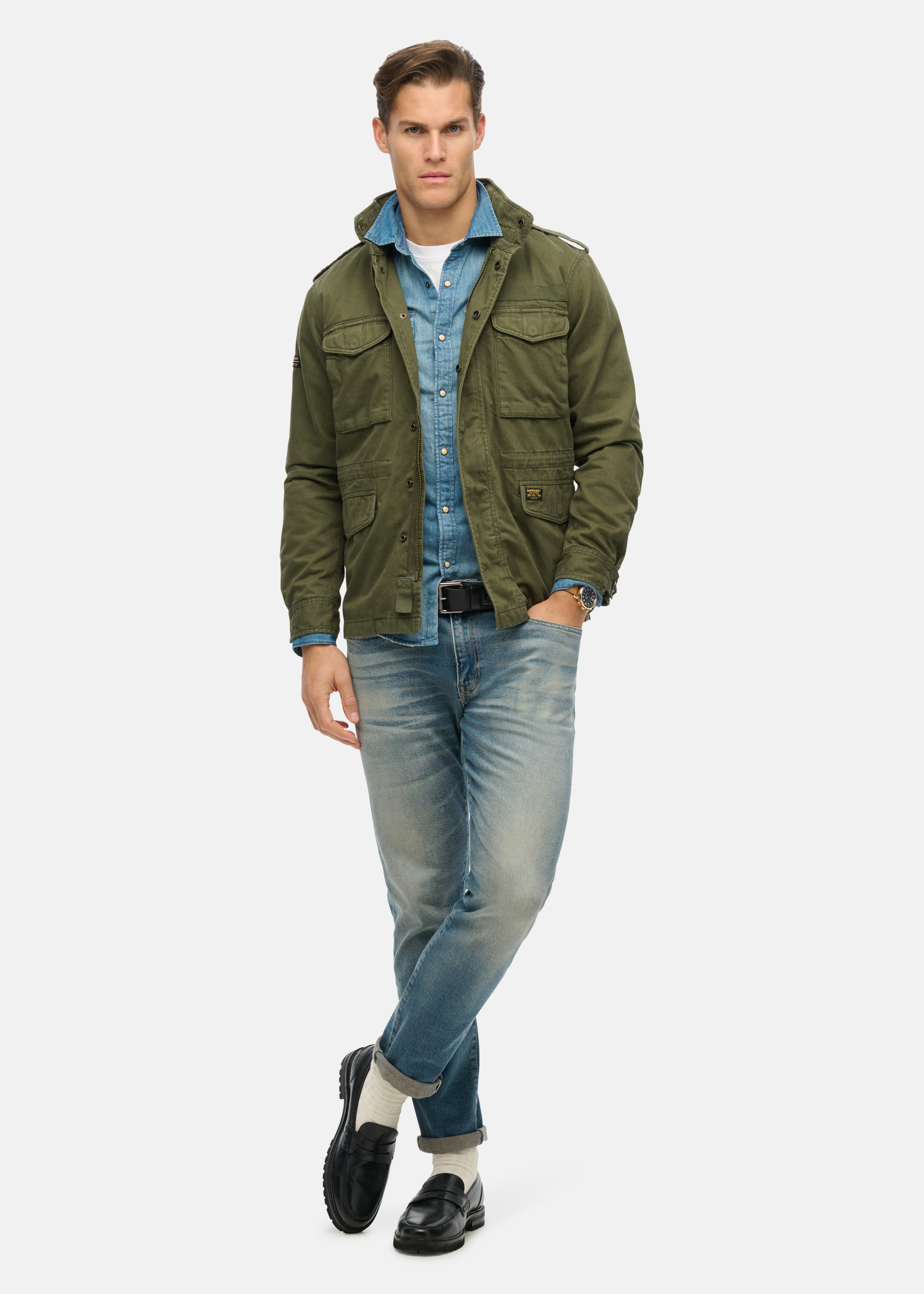 ROOKIE FIELD JACKET Herren Jacken von Superdry Sportshopen
