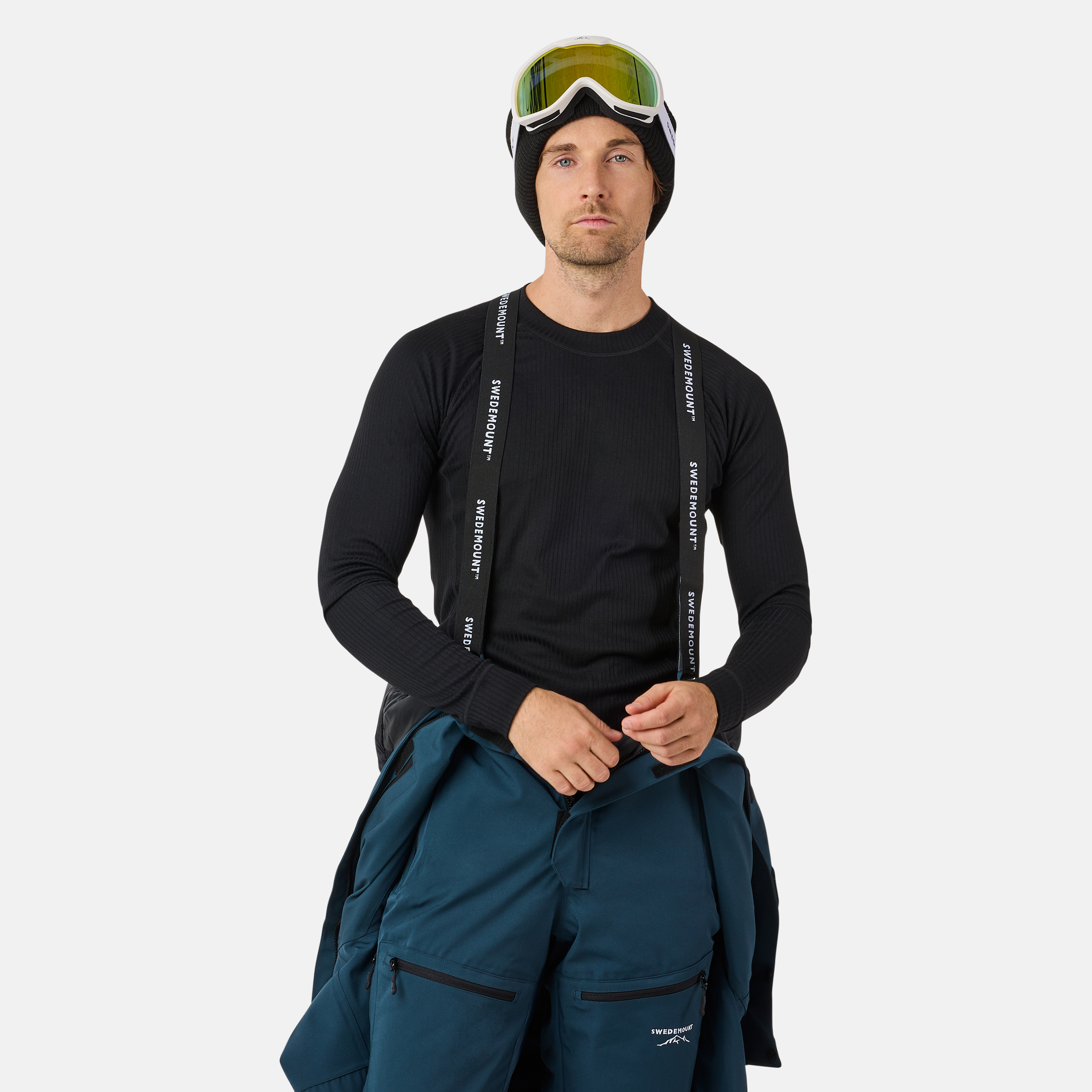 Swedemount ST. ANTON - Veste de snowboard - black orange/noir