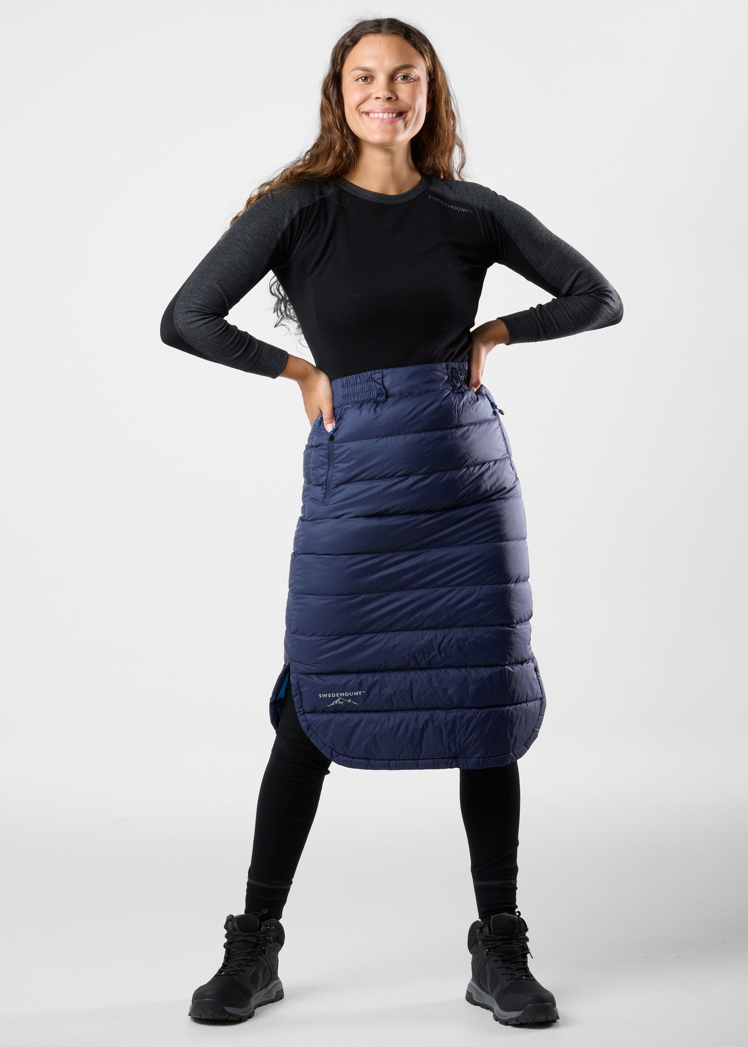 Östersund Long Down Skirt W | Skirt | Women | Swedemount