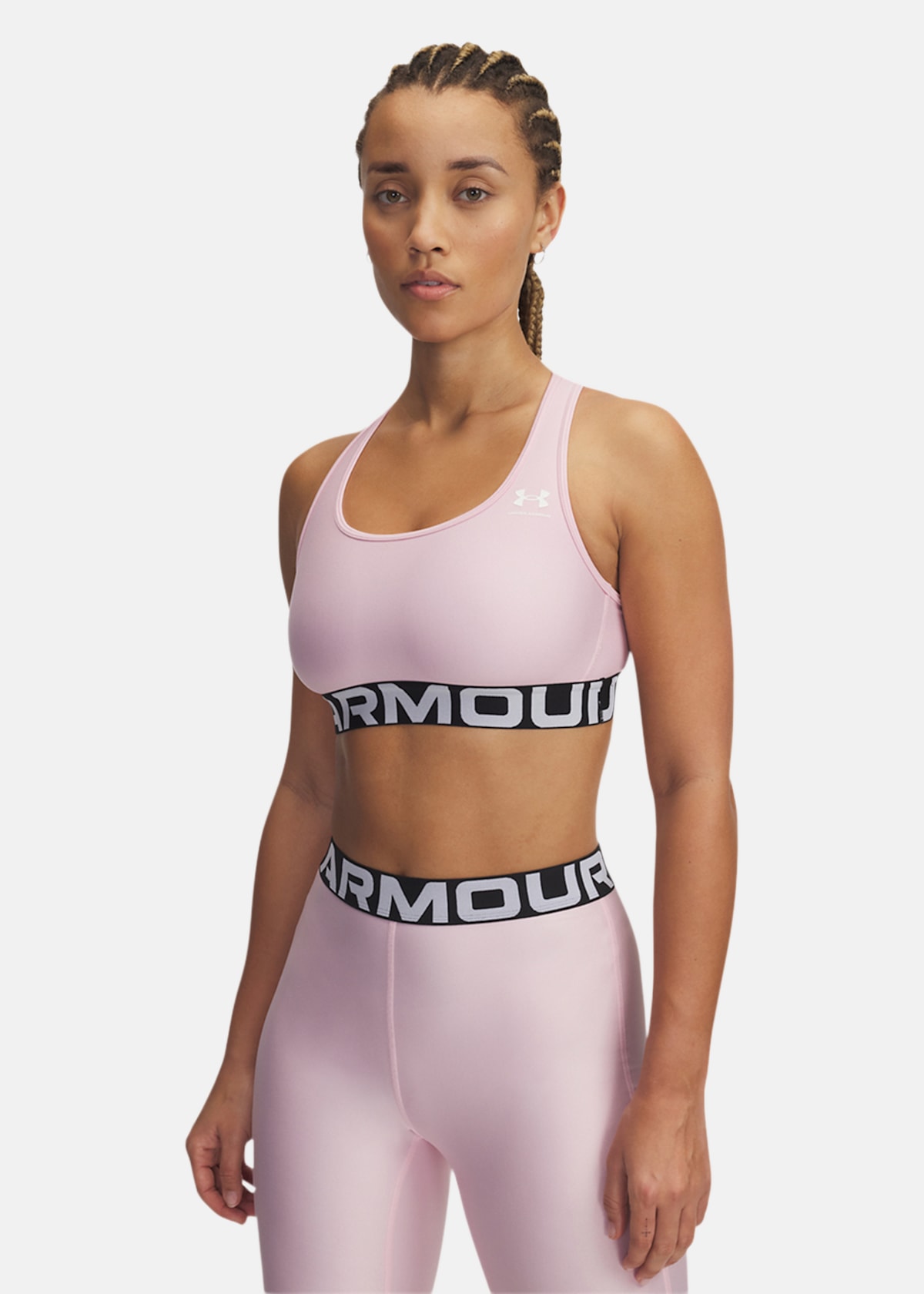 UA HG Mid Branded |  - sv-se - dam - klader - underklader - bh - sport-bh-medium-support | Padelspecialisterna