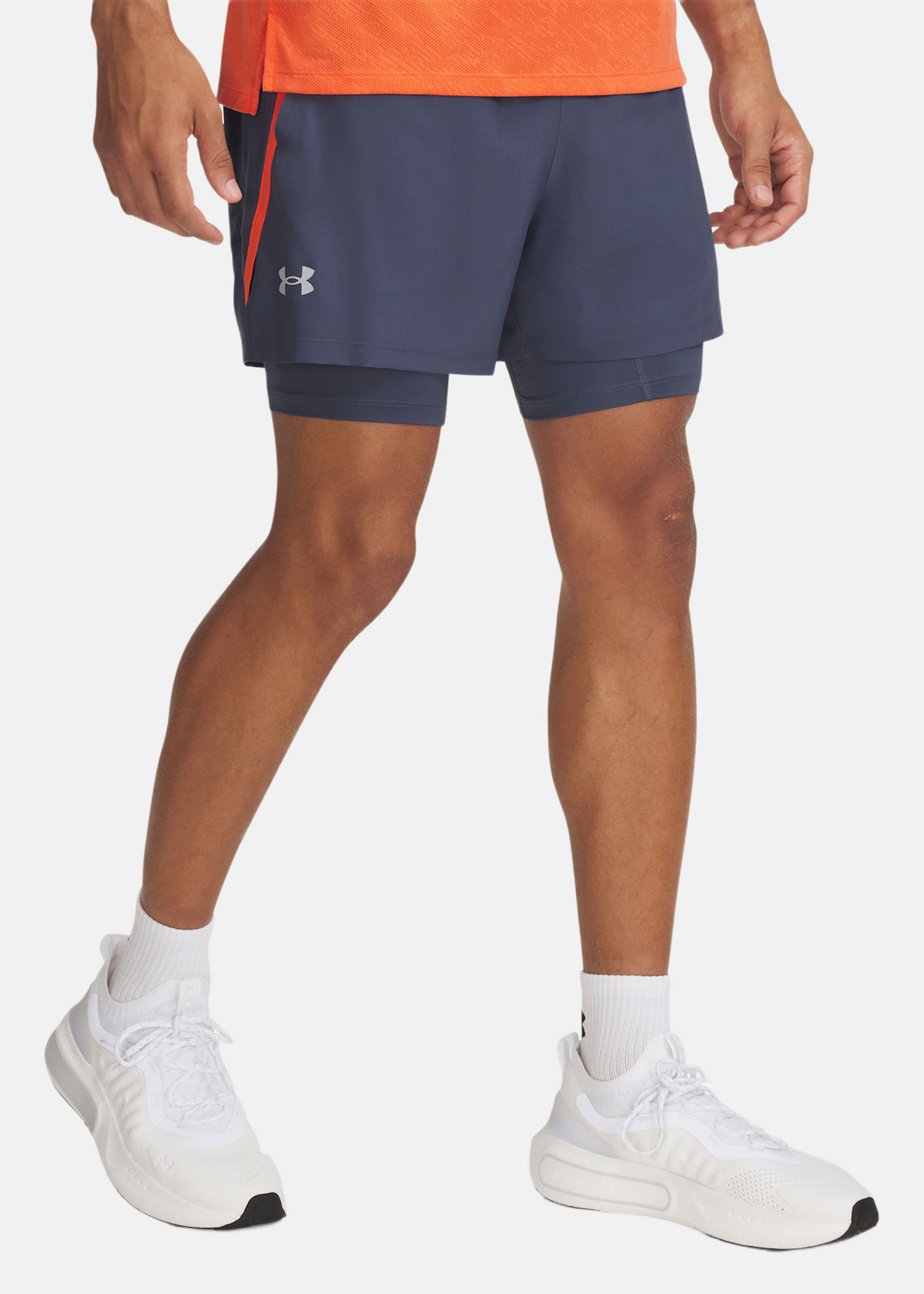 UA LAUNCH 5 2-IN-1 SHORTS |  - sv-se - herr - klader - shorts - lopar-traningsshorts - loparshorts-2-i-1 | Padelspecialisterna