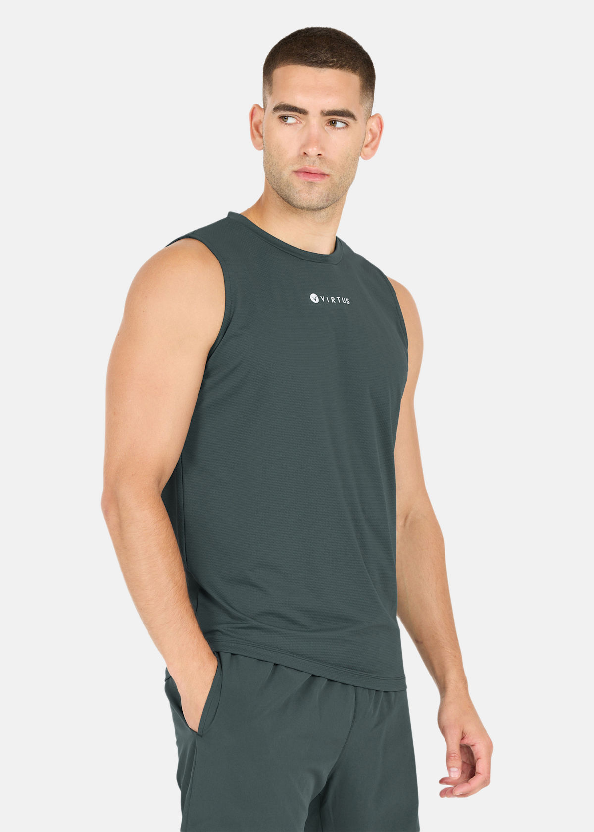 Roger M Hyperstretch Sleveless |  - sv-se - herr - klader - t-shirts-linnen - linnen - linne-sportswear-casual | Padelspecialisterna