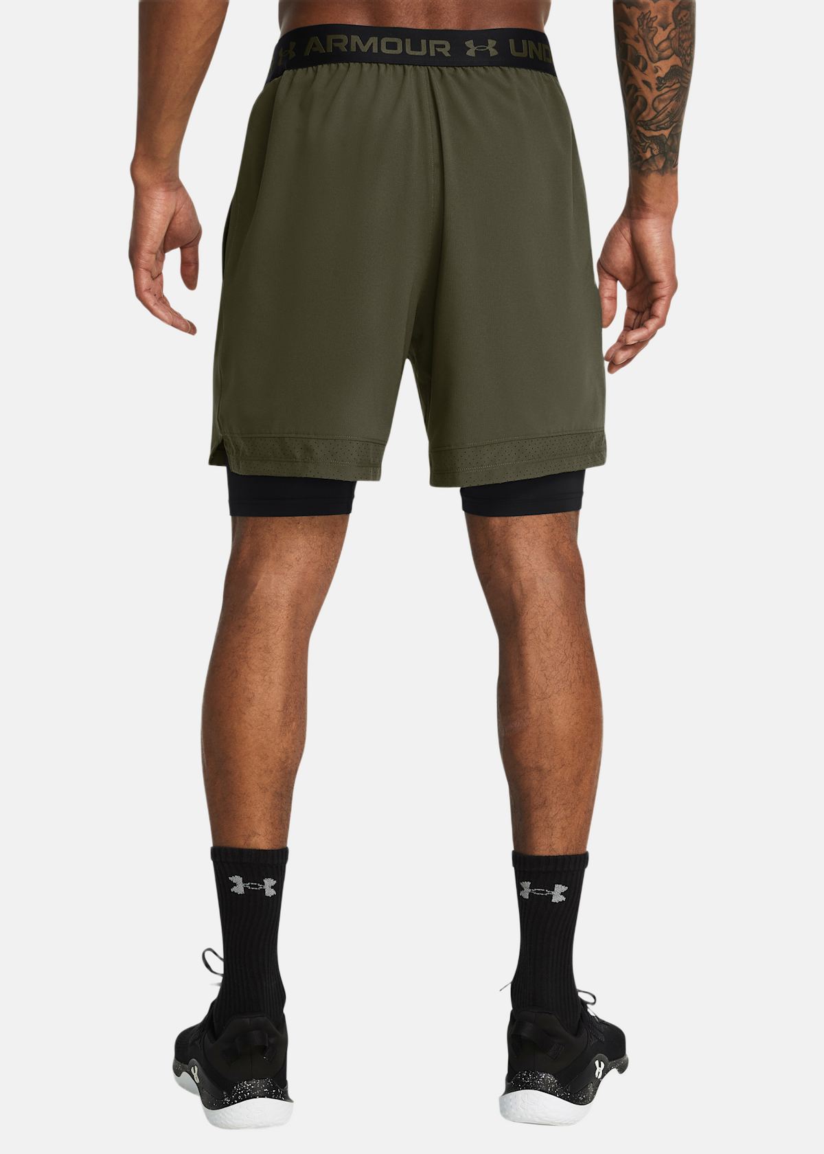 UA Vanish Woven 2in1 Sts |  - sv-se - herr - klader - shorts - lopar-traningsshorts - loparshorts-2-i-1 | Padelspecialisterna