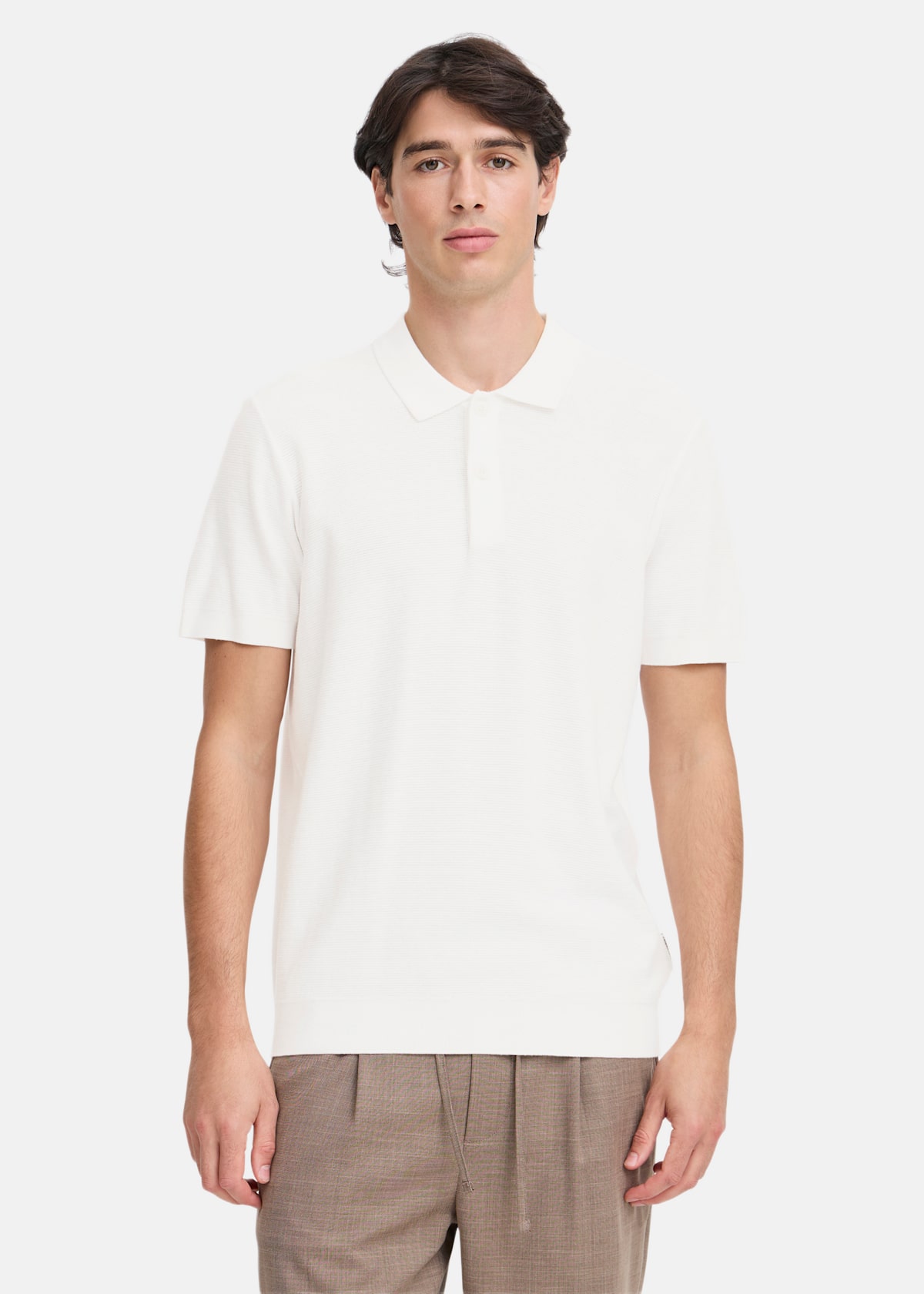 CFEDWARD relaxed polo knit |  - sv-se - herr - klader - skjortor-piketrojor - piketrojor - kortarmade-piketrojor | Padelspecialisterna