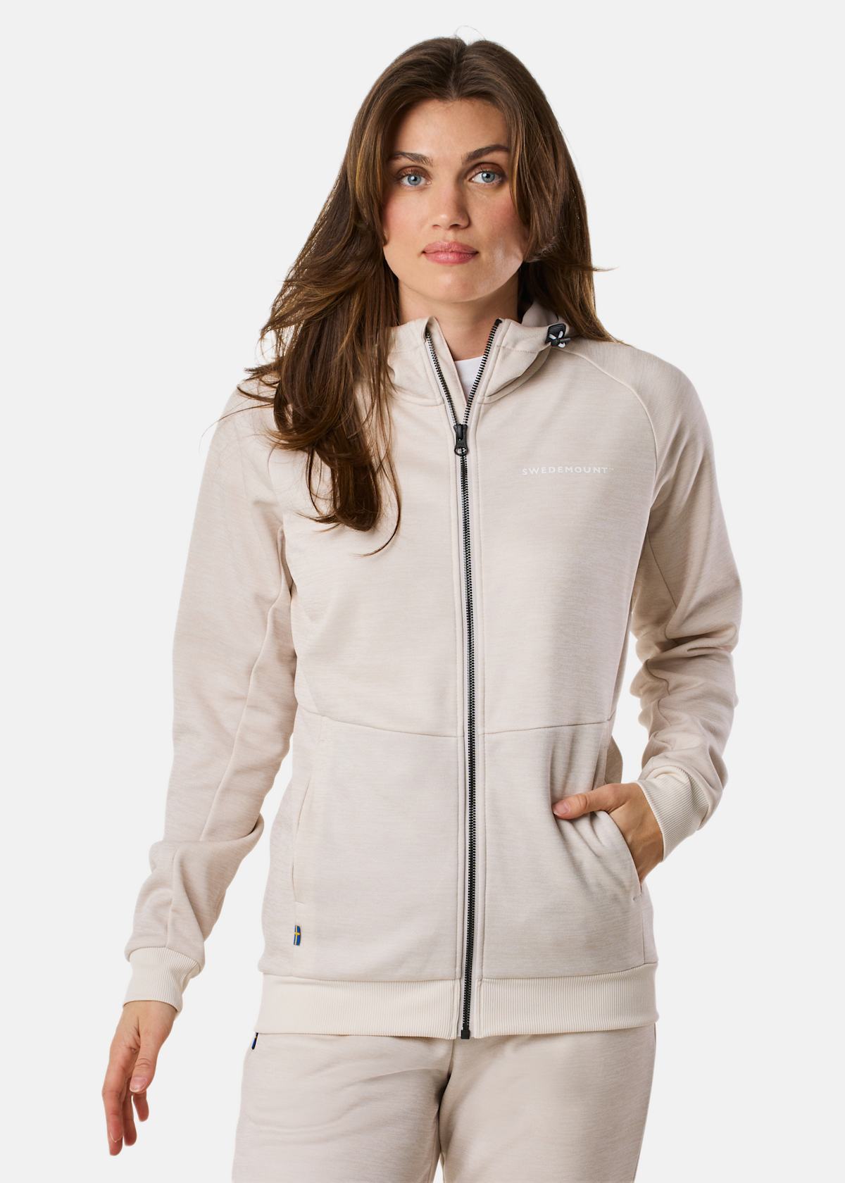 Training Logo Zip Hood W II |  - sv-se - dam - klader - trojor - huvtrojor - zip-hoodies | Padelspecialisterna