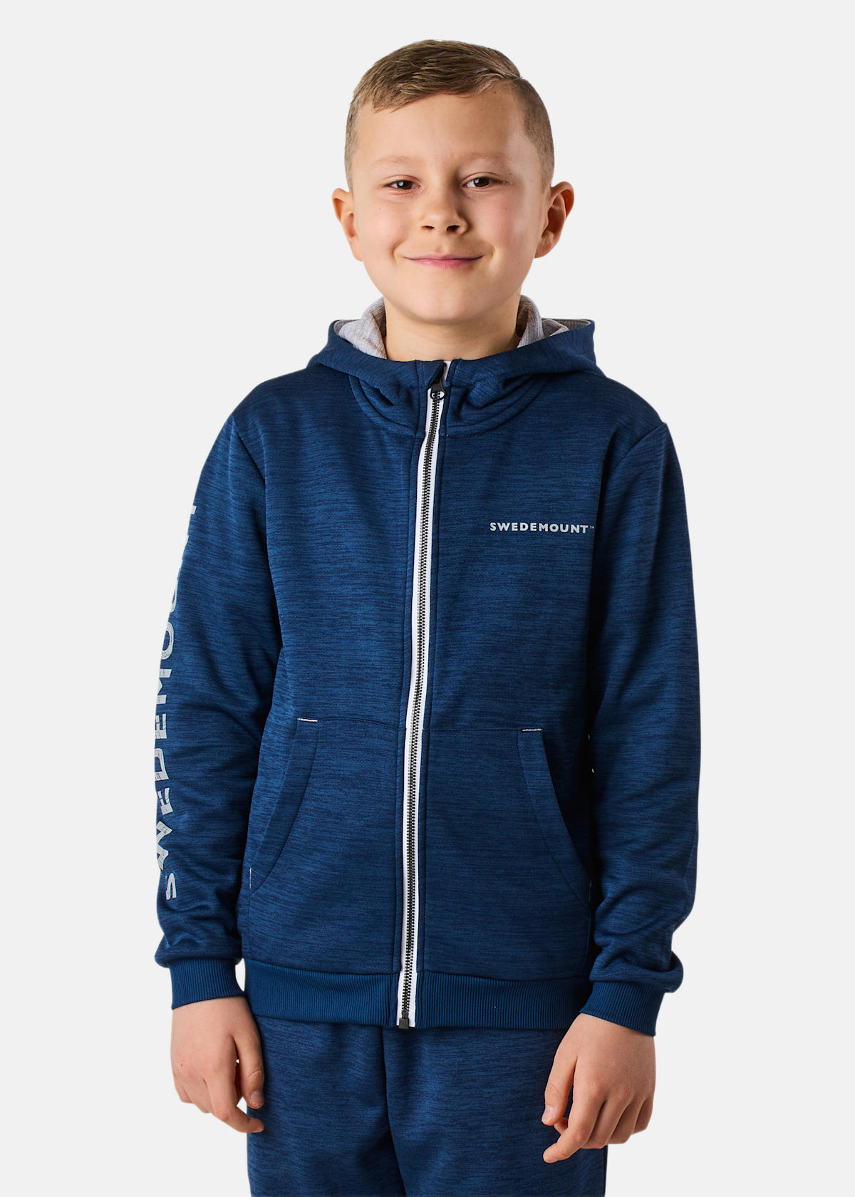 Training Logo Zip Hood JR |  - sv-se - barn - klader - trojor - huvtrojor - zip-hoodie | Padelspecialisterna