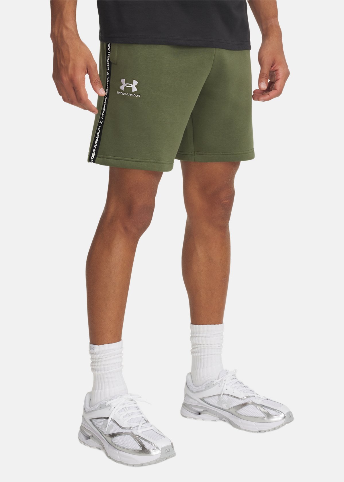 UA Icon Fleece Short Taping |  - sv-se - herr - klader - shorts - vardags-jeansshorts - vardagsshorts | Padelspecialisterna