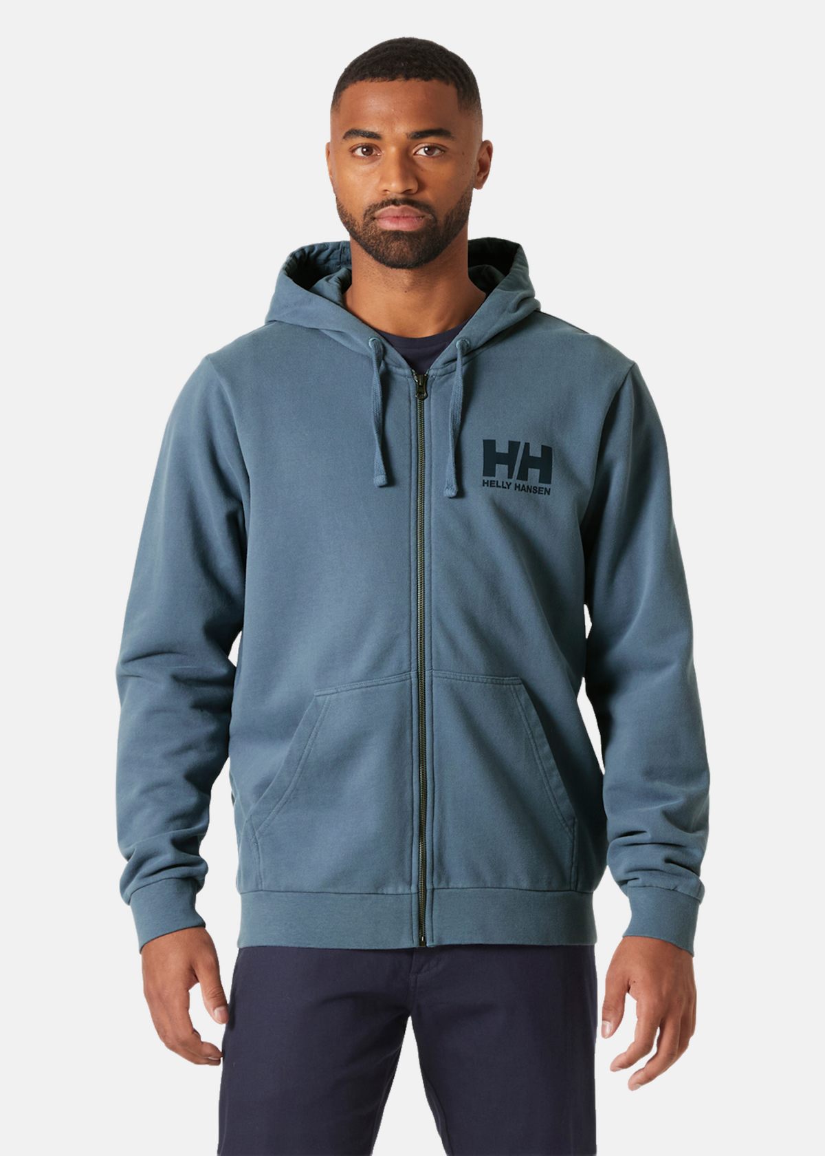 HH LOGO FULL ZIP HOODIE 2.0 |  - sv-se - herr - klader - trojor - huvtrojor - zip-hoodie | Padelspecialisterna
