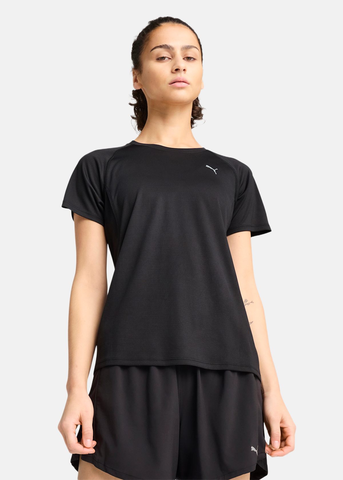 W RUN VELOCITY TEE (POLY)