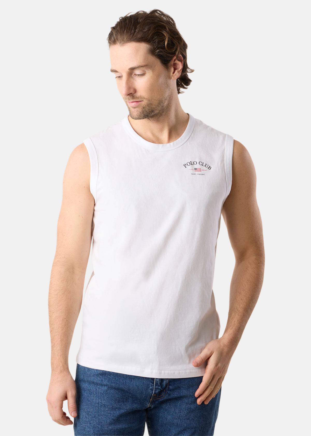 Kansas Sleeveless Tee |  - sv-se - herr - klader - t-shirts-linnen - linnen - linne-sportswear-casual | Padelspecialisterna