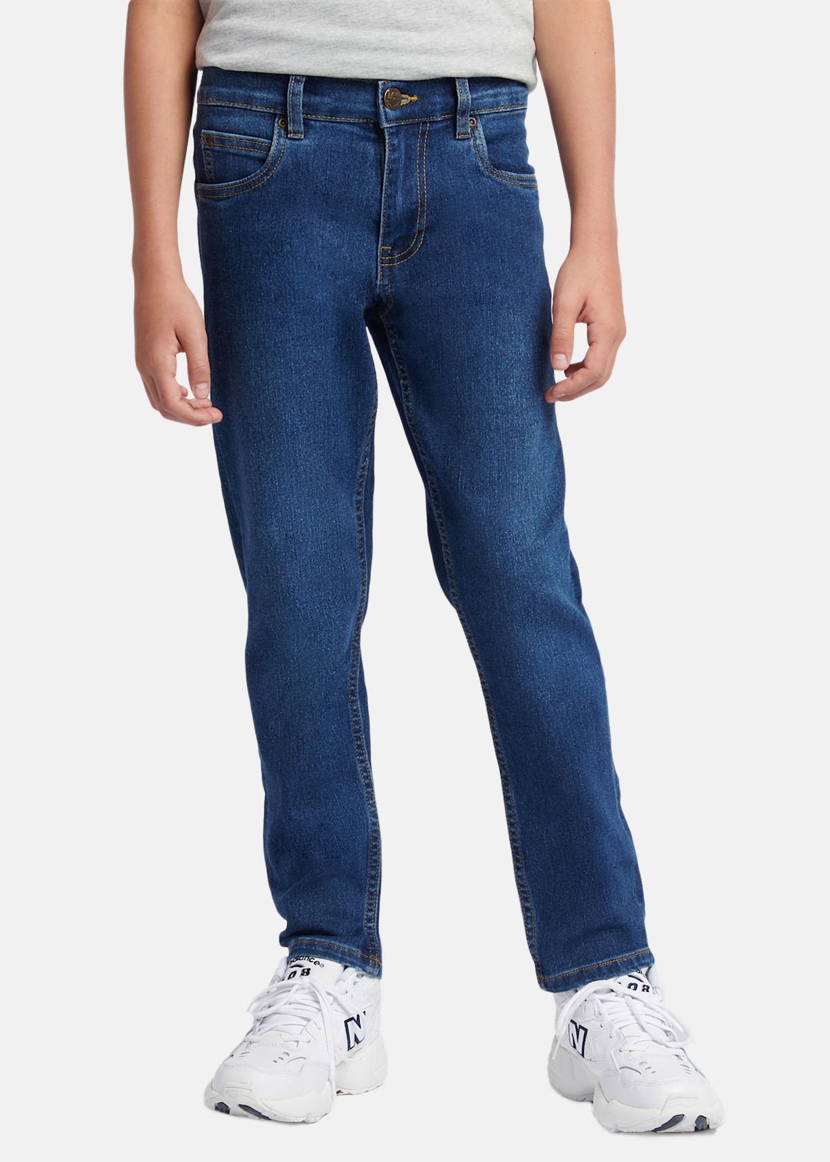 STRAIGHT STRETCH FIT JEAN (DAR |  - sv-se - barn - klader - byxor - vardagsbyxor-jeans - jeans | Padelspecialisterna