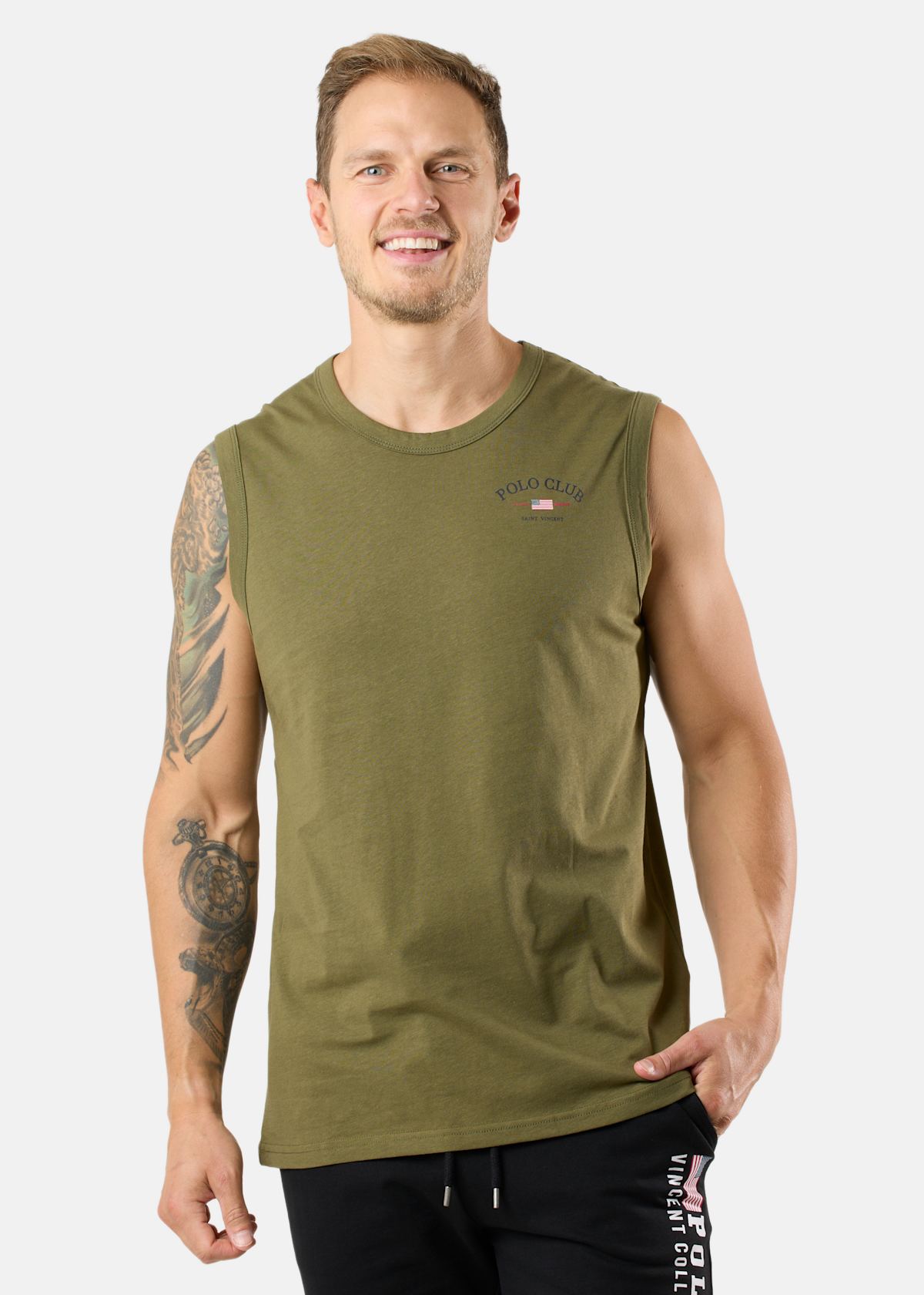 Kansas Sleeveless Tee |  - sv-se - herr - klader - t-shirts-linnen - linnen - linne-sportswear-casual | Padelspecialisterna