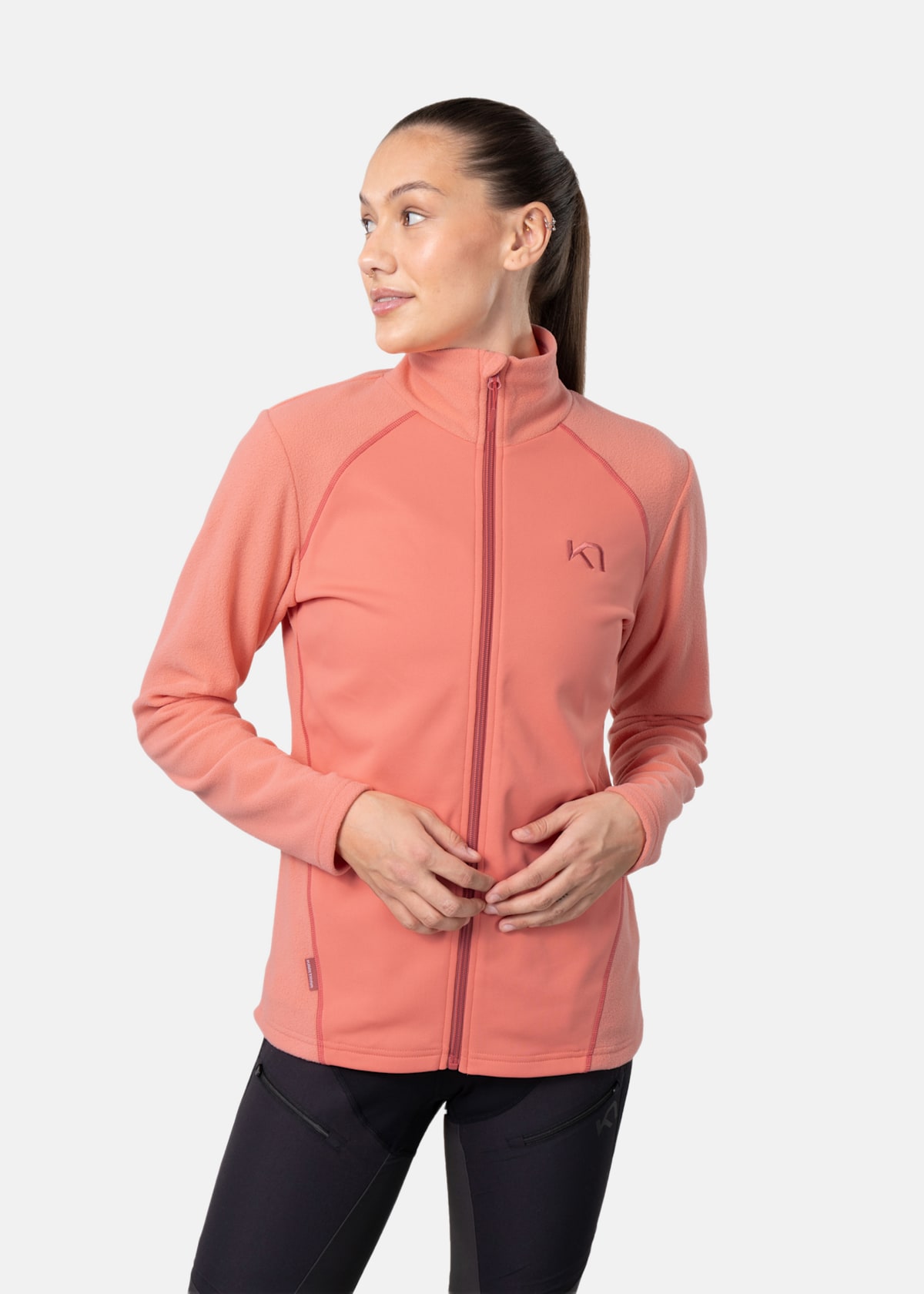 KARI F/Z FLEECE |  - sv-se - dam - klader - trojor - fleecetrojor-fleecejackor - fleecetrojor-hel-dragkedja | Padelspecialisterna