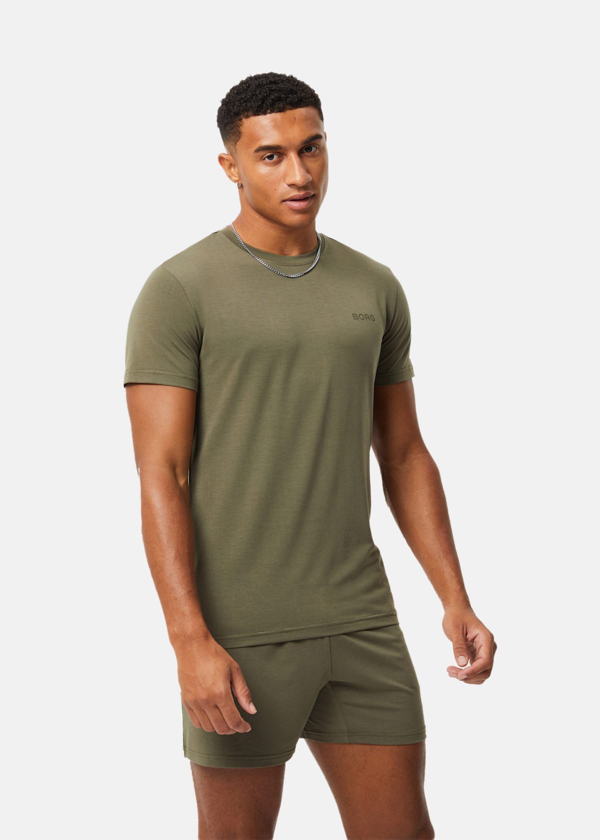 BORG LYOCELL BLEND T-SHIRT |  - sv-se - herr - klader - t-shirts-linnen - t-shirt-vardag-sport - kortarmad-t-shirt-vardag-sport | Padelspecialisterna