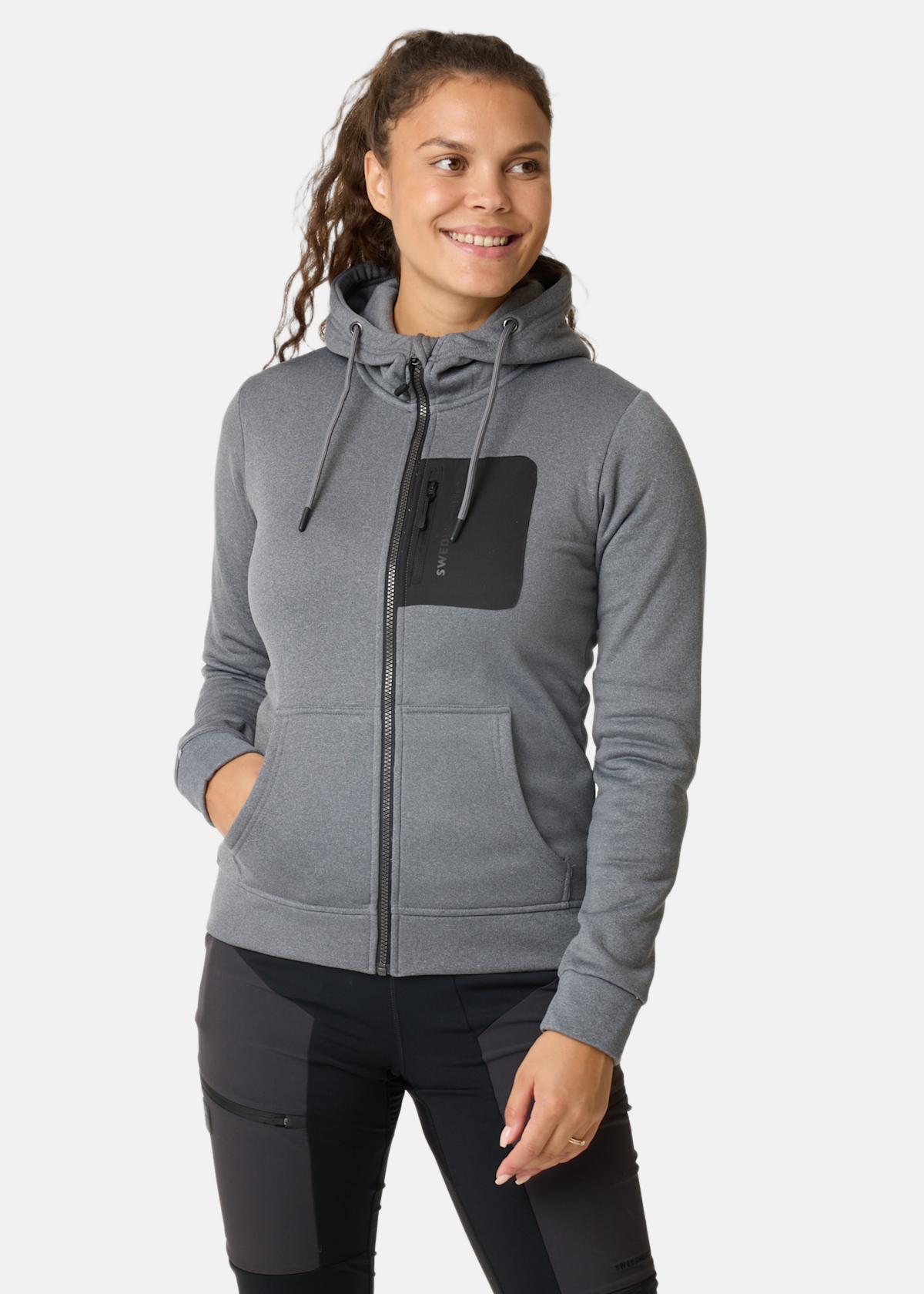 Trondheim Stretch Full Zip Hood W |  - sv-se - dam - klader - trojor - huvtrojor - zip-hoodies | Padelspecialisterna