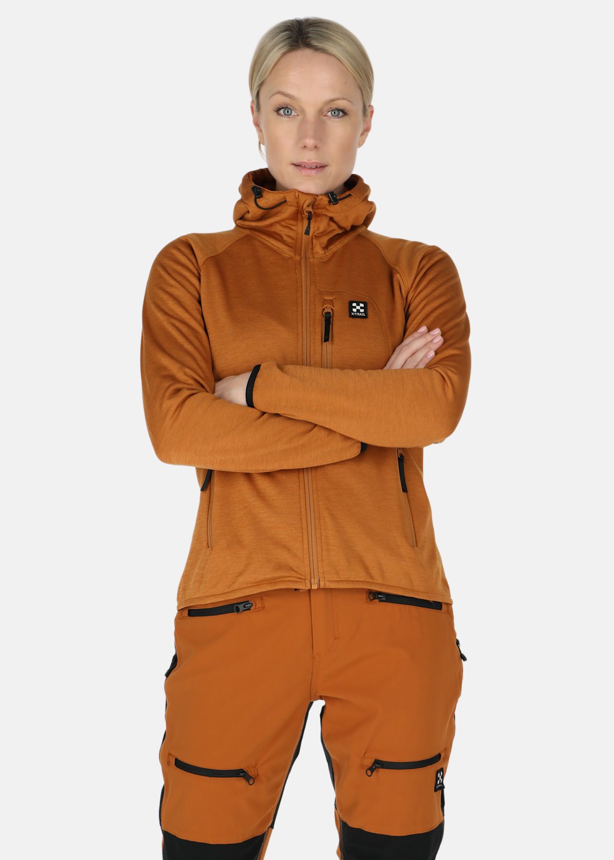 Colorado Stretch Melange Hood W |  - sv-se - dam - klader - trojor - fleecetrojor-fleecejackor - fleecetrojor-hel-dragkedja | Padelspecialisterna