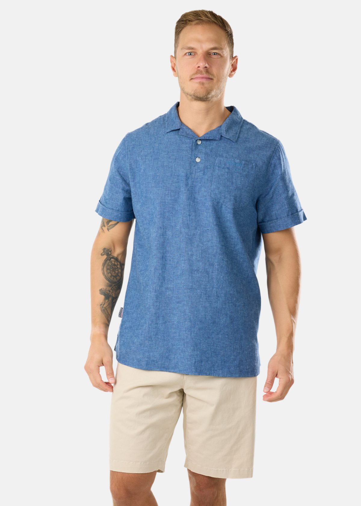 Sailor Linen Piké |  - sv-se - herr - klader - skjortor-piketrojor - piketrojor - kortarmade-piketrojor | Padelspecialisterna