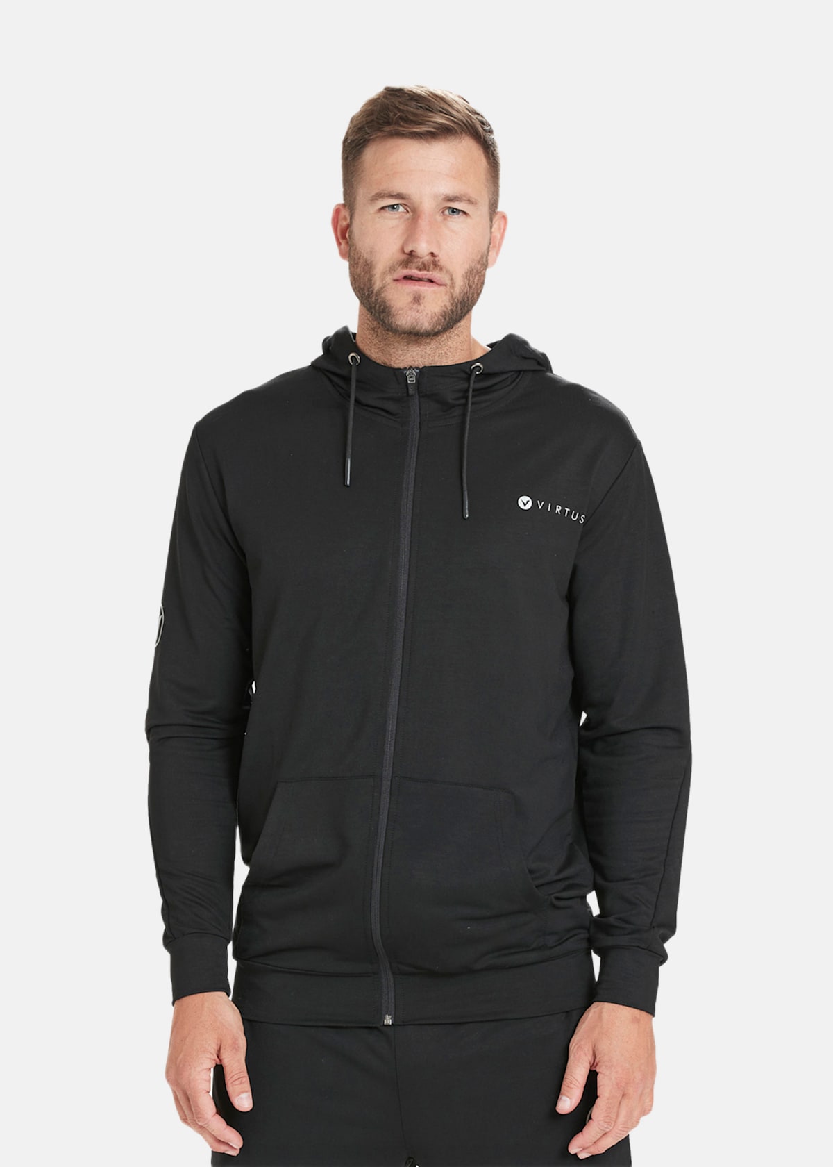 Brent M Hoody |  - sv-se - herr - klader - trojor - huvtrojor - zip-hoodie | Padelspecialisterna