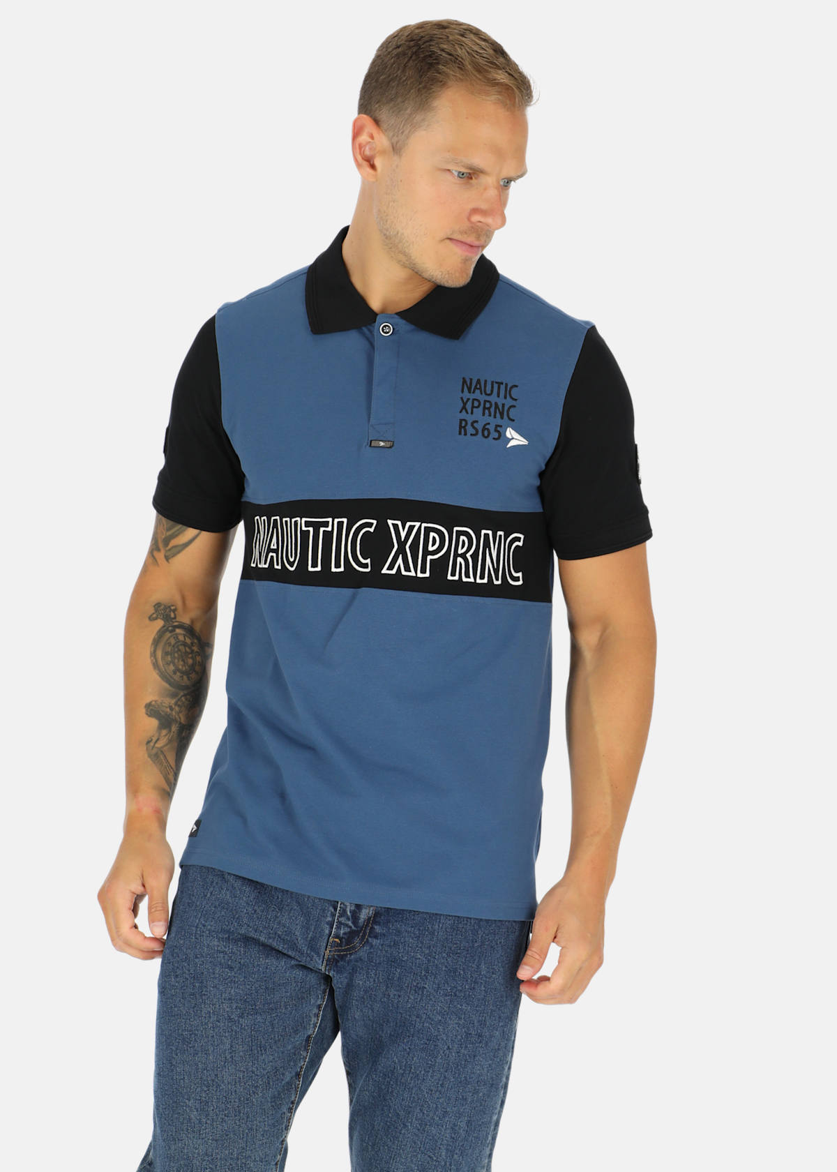 Marstrand Logo Piké |  - sv-se - herr - klader - skjortor-piketrojor - piketrojor - kortarmade-piketrojor | Padelspecialisterna