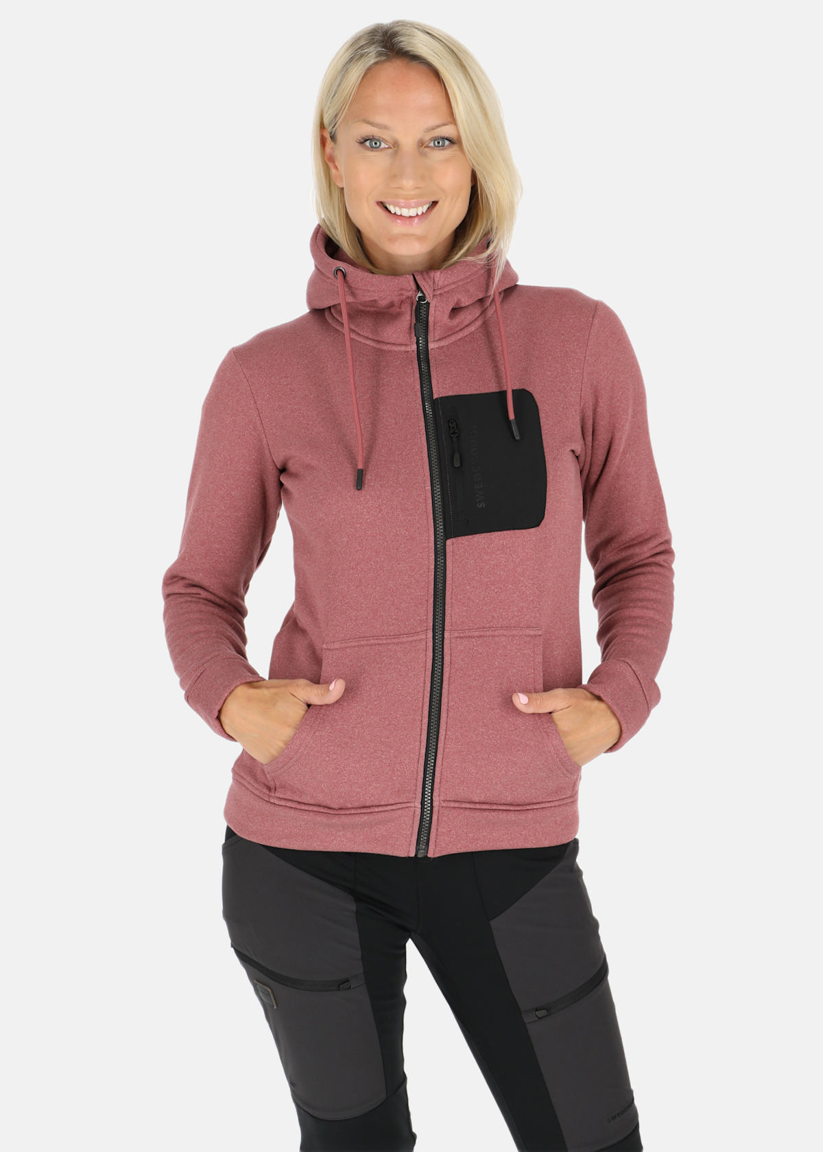 Trondheim Stretch Full Zip Hood W |  - sv-se - dam - klader - trojor - huvtrojor - zip-hoodies | Padelspecialisterna