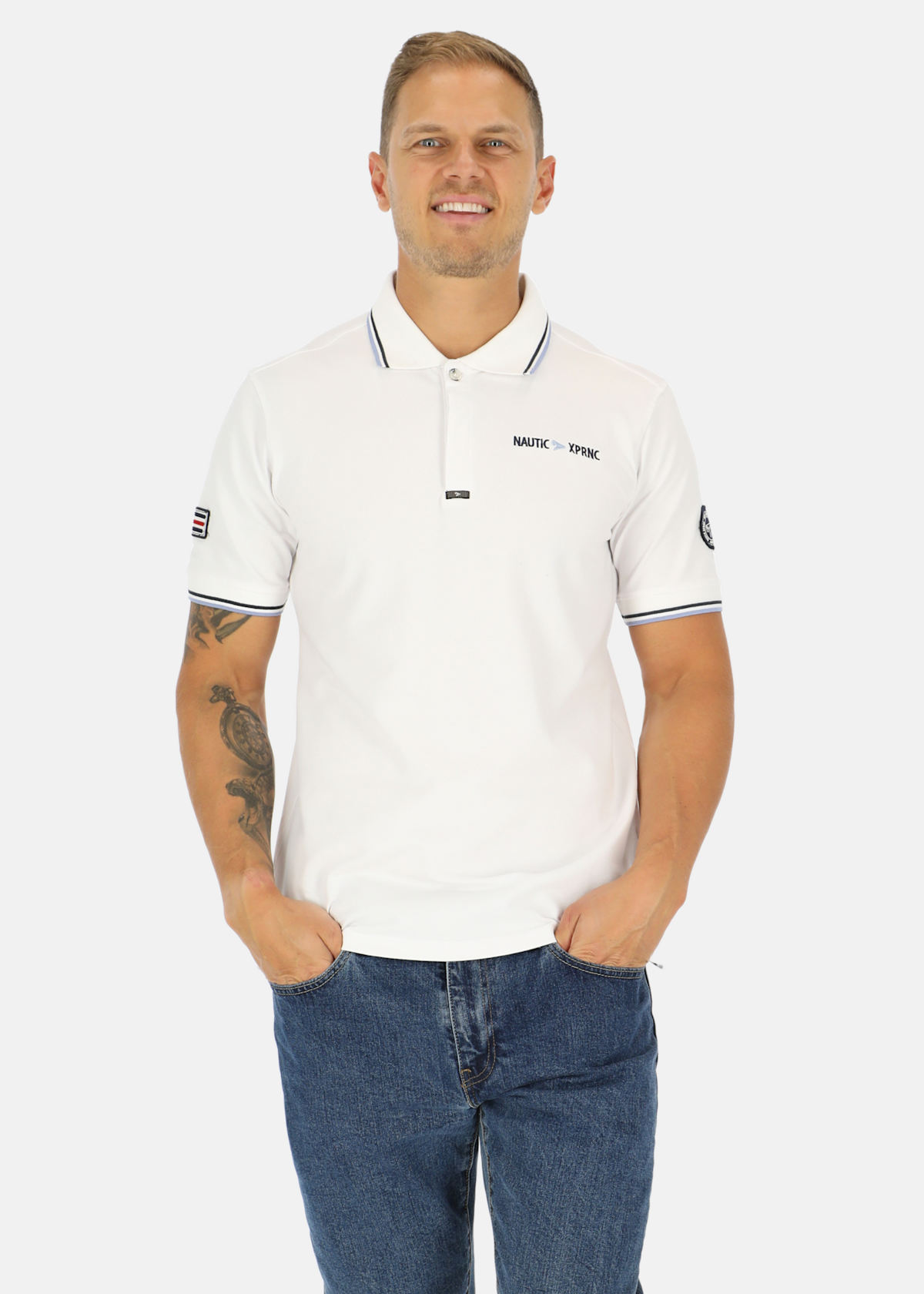 Marstrand Crew Piké |  - sv-se - herr - klader - skjortor-piketrojor - piketrojor - kortarmade-piketrojor | Padelspecialisterna