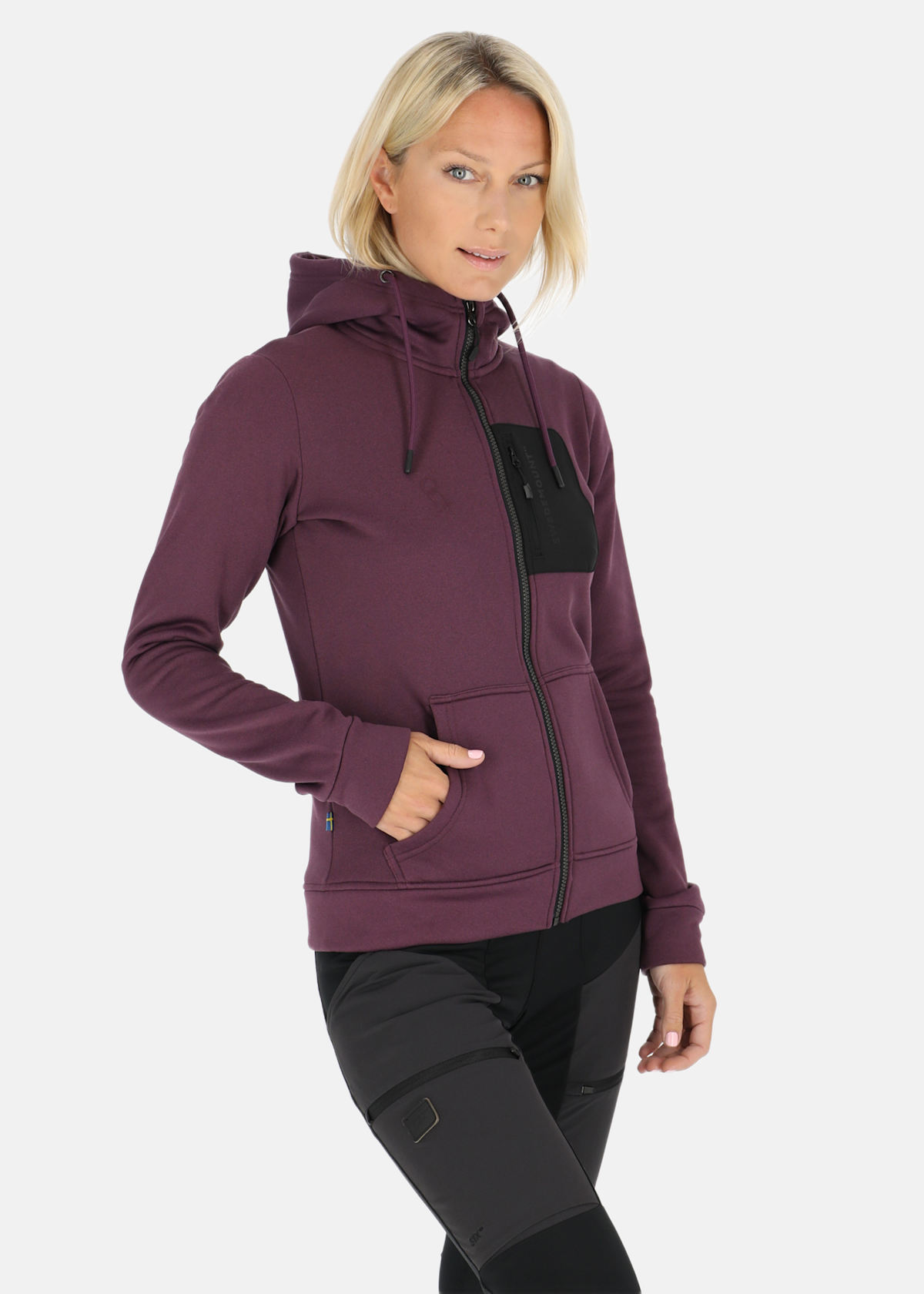 Trondheim Stretch Full Zip Hood W |  - sv-se - dam - klader - trojor - huvtrojor - zip-hoodies | Padelspecialisterna