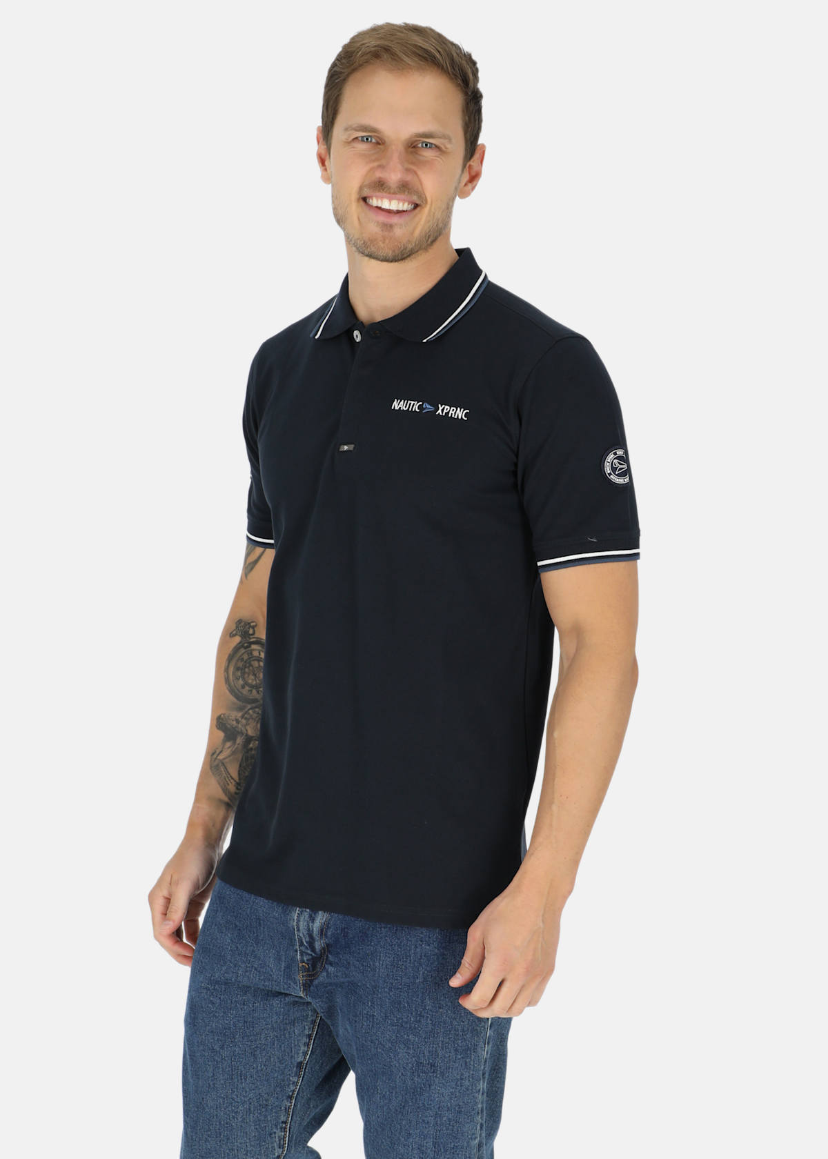 Marstrand Crew Piké |  - sv-se - herr - klader - skjortor-piketrojor - piketrojor - kortarmade-piketrojor | Padelspecialisterna