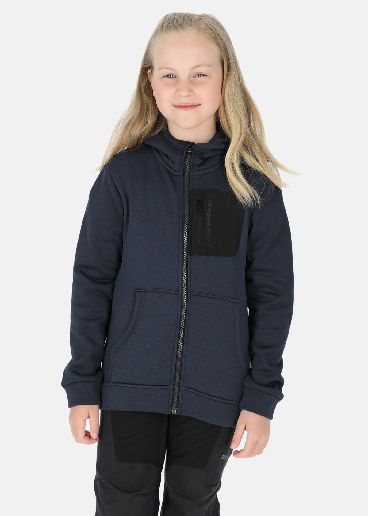 Trondheim Stretch Full Zip Hood JR |  - sv-se - barn - klader - trojor - huvtrojor - zip-hoodie | Padelspecialisterna