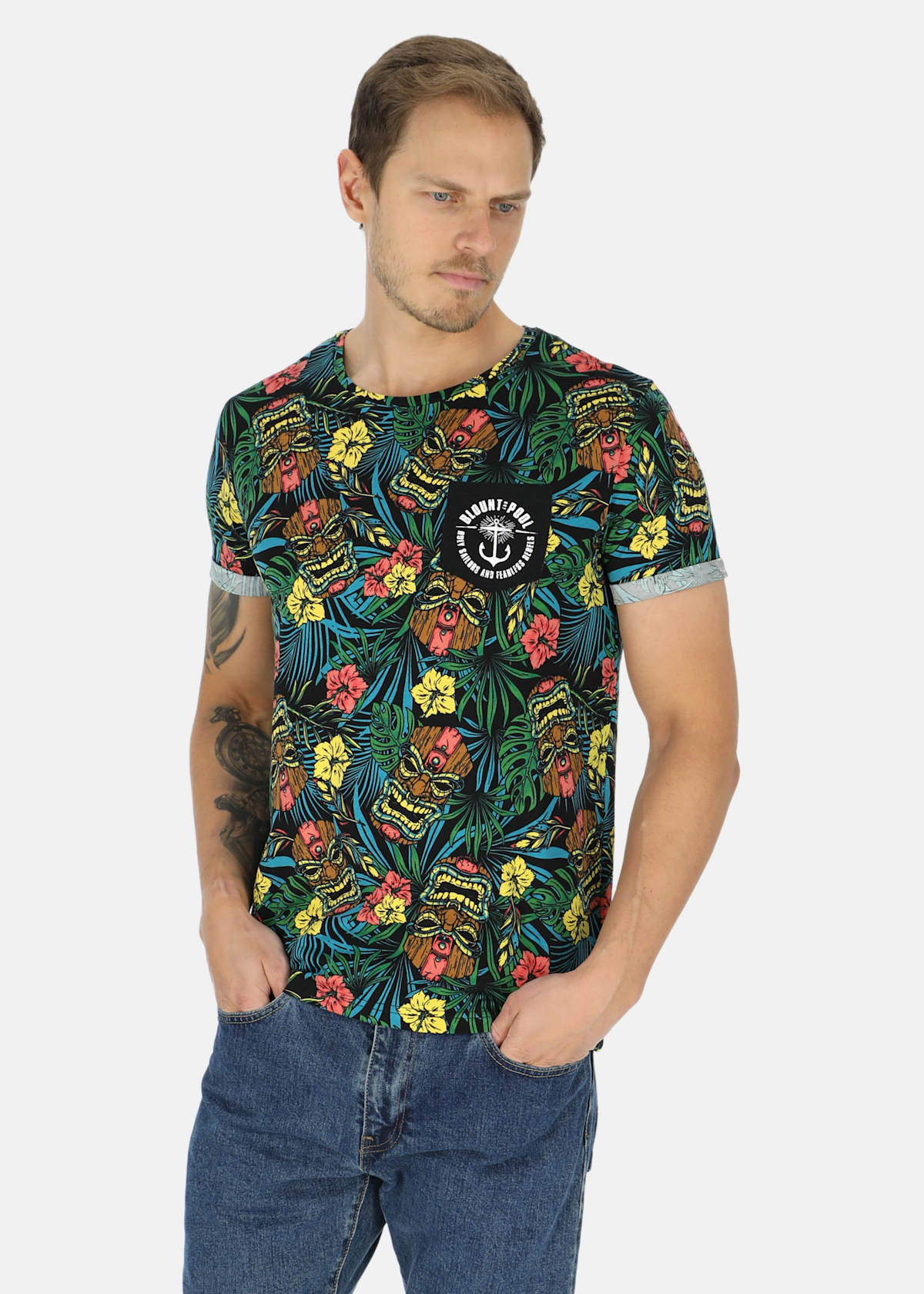 Tropical Pocket Tee |  - sv-se - herr - klader - t-shirts-linnen - t-shirt-vardag-sport - kortarmad-t-shirt-vardag-sport | Padelspecialisterna