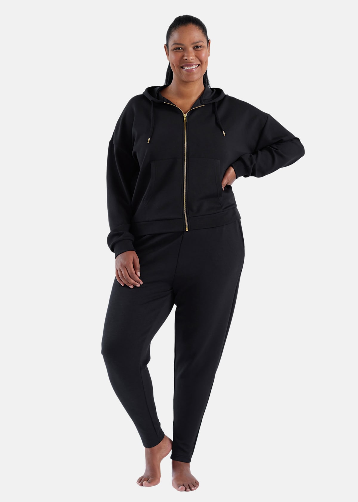 Tiamo W Hoody Full Zip |  - sv-se - dam - klader - trojor - huvtrojor - zip-hoodies | Padelspecialisterna