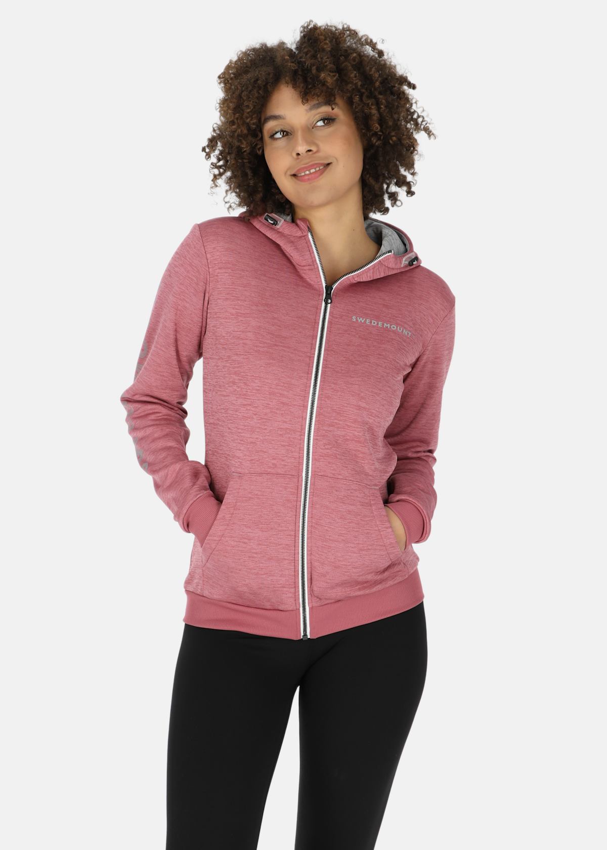 Training Logo Zip hood W |  - sv-se - dam - klader - trojor - huvtrojor - zip-hoodies | Padelspecialisterna