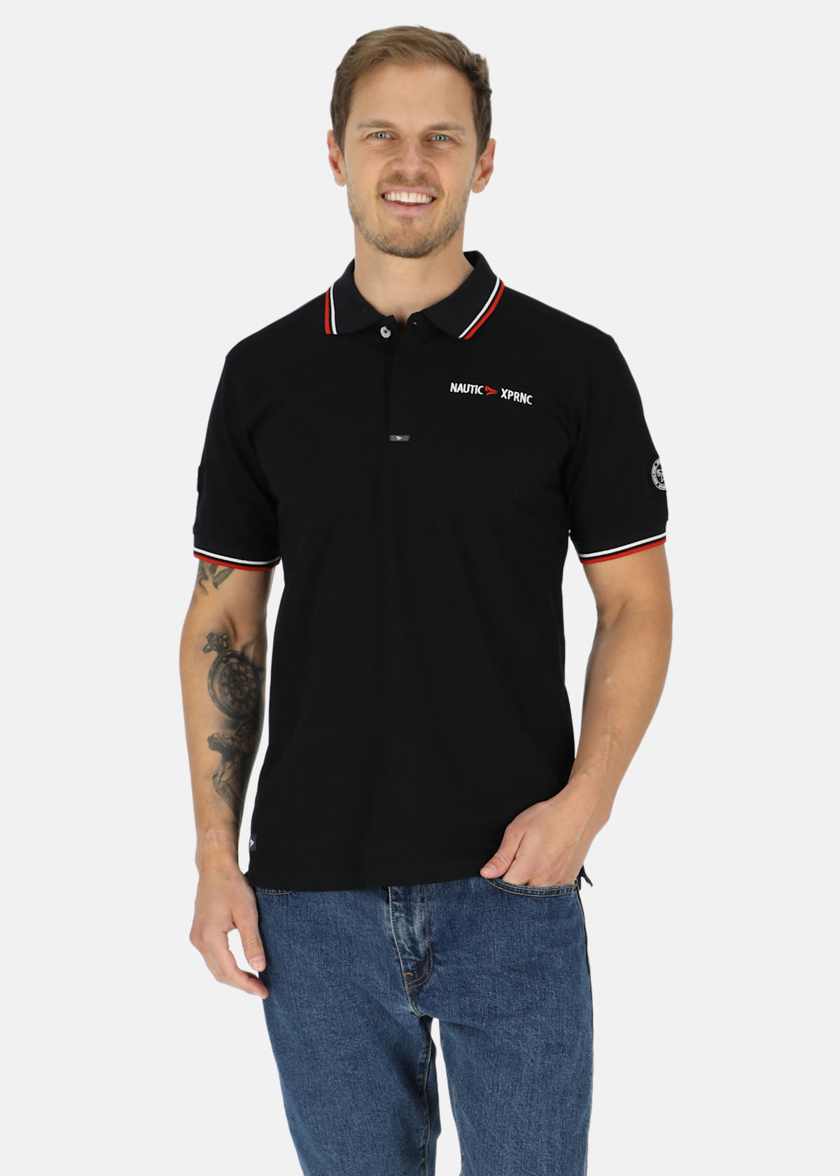 Marstrand Crew Piké |  - sv-se - herr - klader - skjortor-piketrojor - piketrojor - kortarmade-piketrojor | Padelspecialisterna