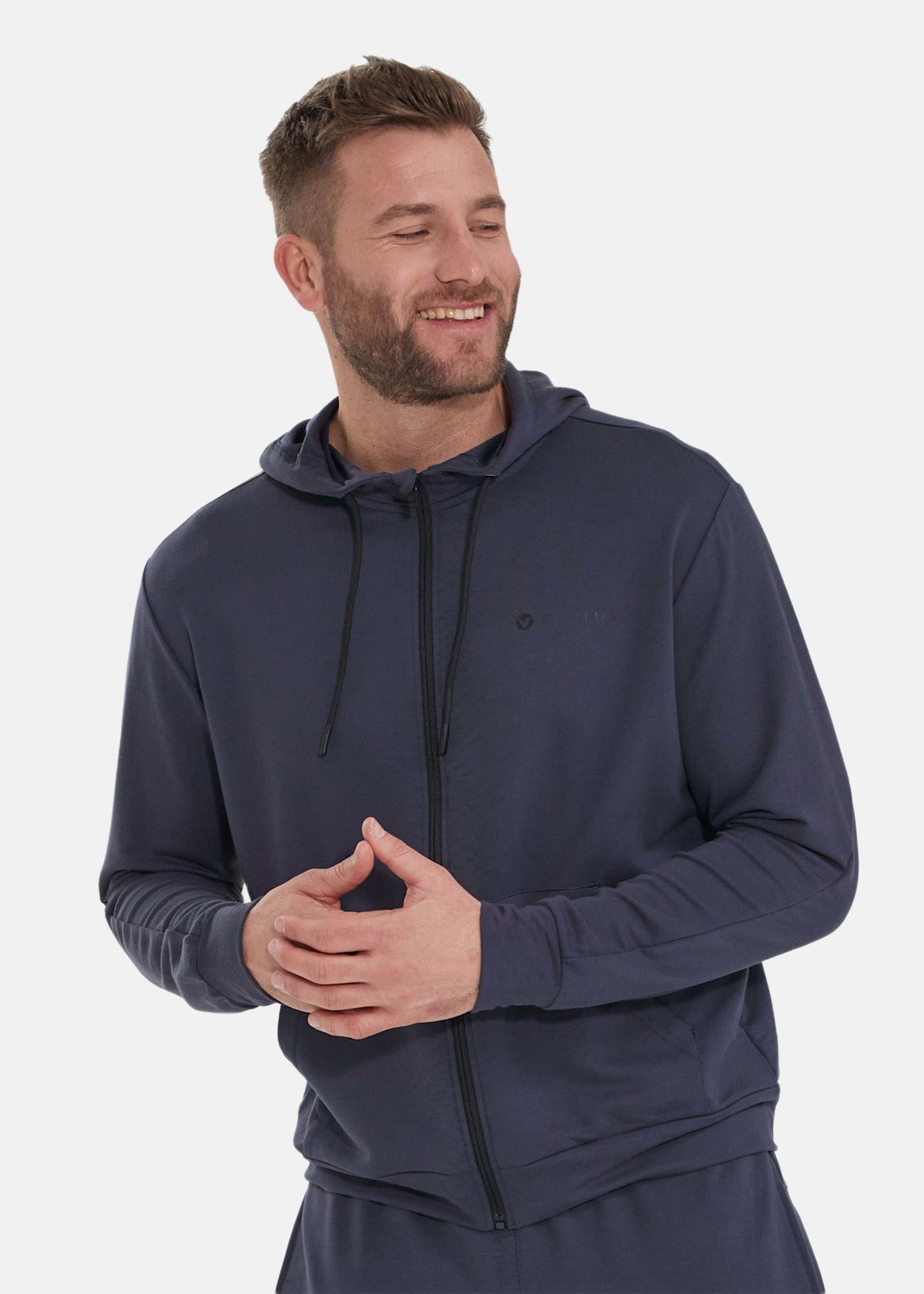 Brent M Hoody |  - sv-se - herr - klader - trojor - huvtrojor - zip-hoodie | Padelspecialisterna