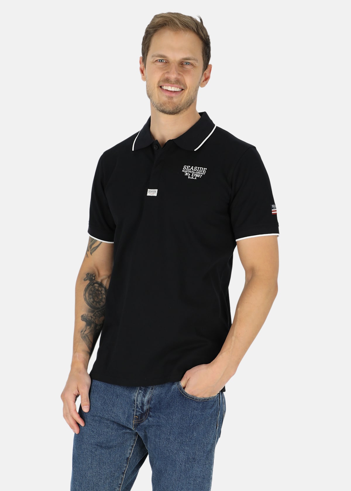 Crew Piké |  - sv-se - herr - klader - skjortor-piketrojor - piketrojor - kortarmade-piketrojor | Padelspecialisterna