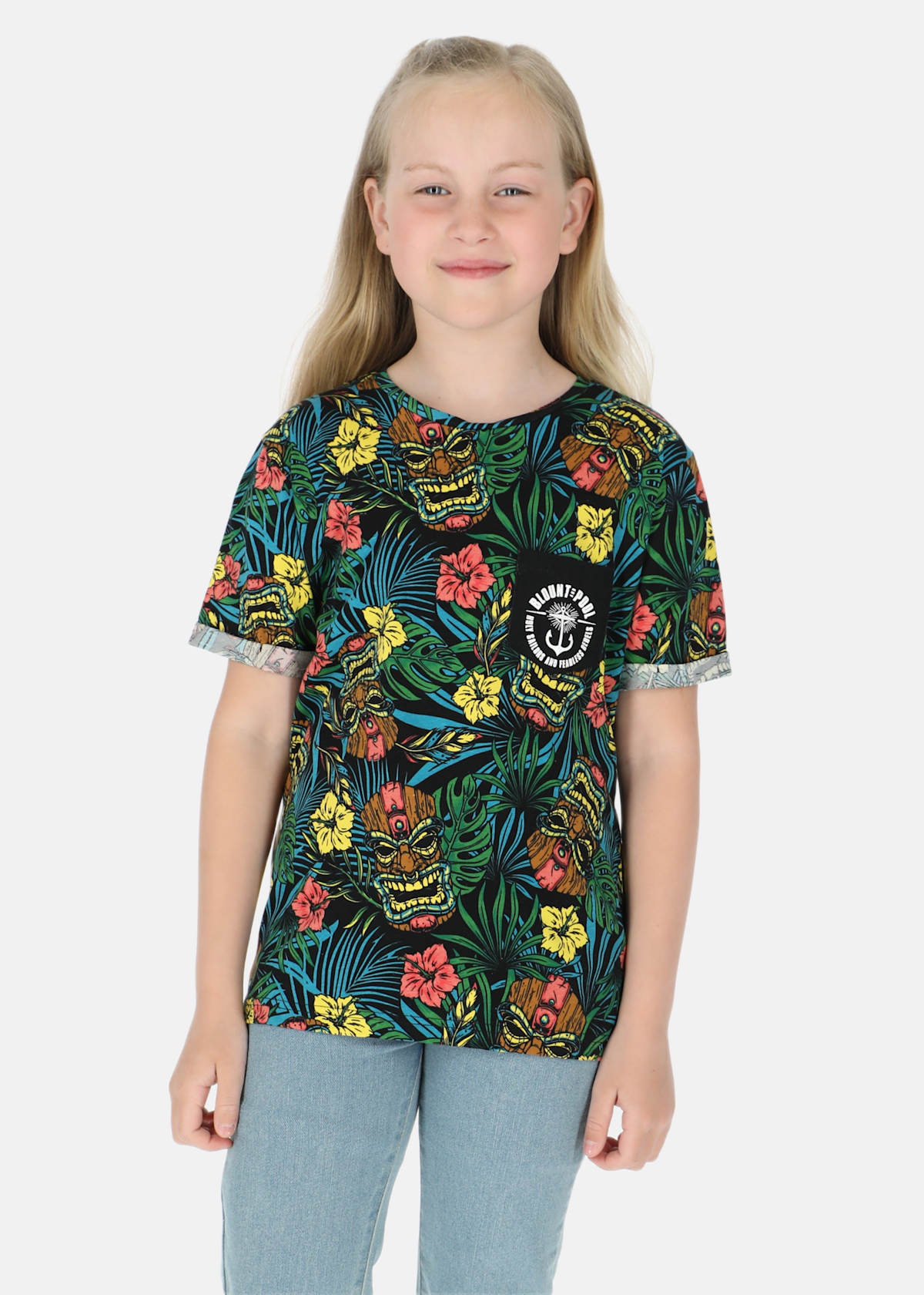 Tropical Pocket Tee JR |  - sv-se - barn - klader - t-shirts-linnen - t-shirt-sport-fritid - t-shirt-sport-fritid-kortarmad | Padelspecialisterna