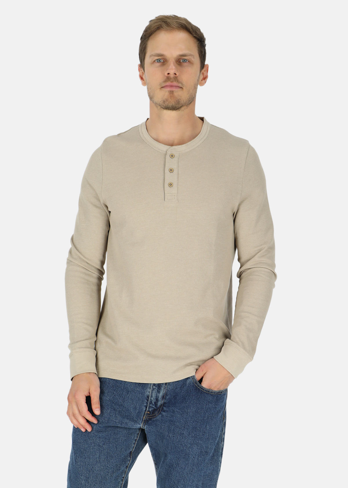 Henley Shirt |  - sv-se - herr - klader - trojor - sweatshirts | Padelspecialisterna