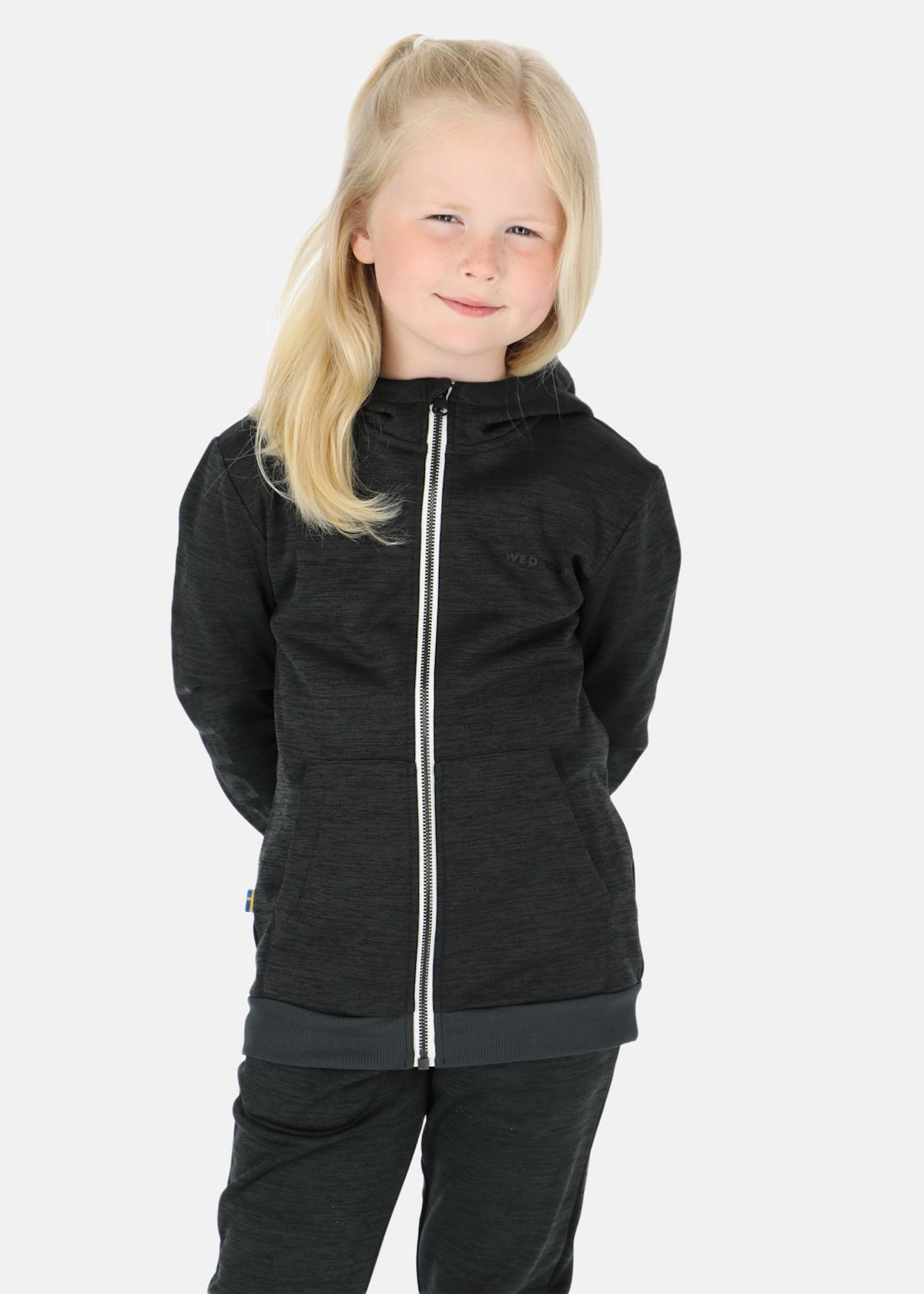 Training Logo Zip Hood JR |  - sv-se - barn - klader - trojor - huvtrojor - zip-hoodie | Padelspecialisterna
