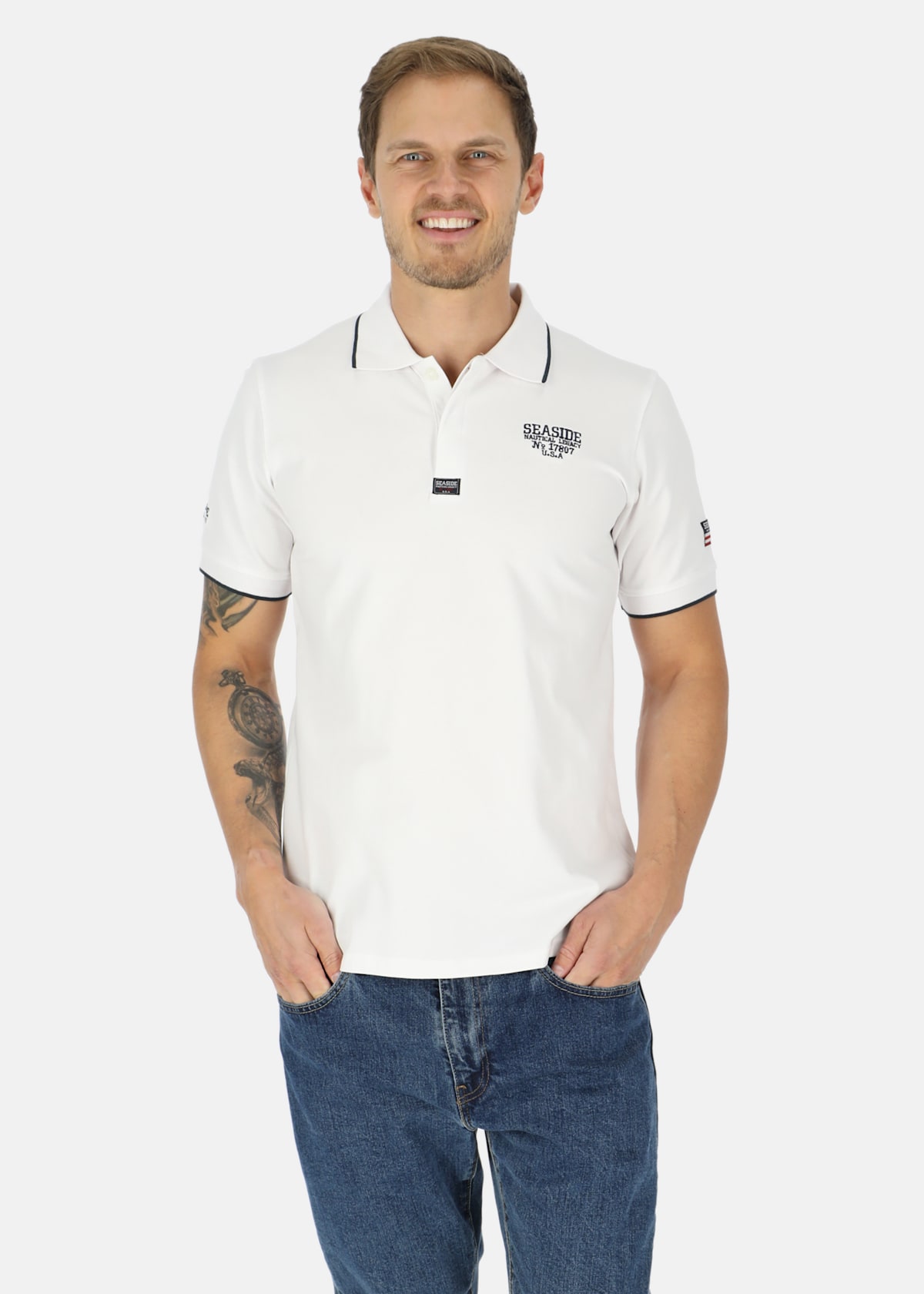 Crew Piké |  - sv-se - herr - klader - skjortor-piketrojor - piketrojor - kortarmade-piketrojor | Padelspecialisterna