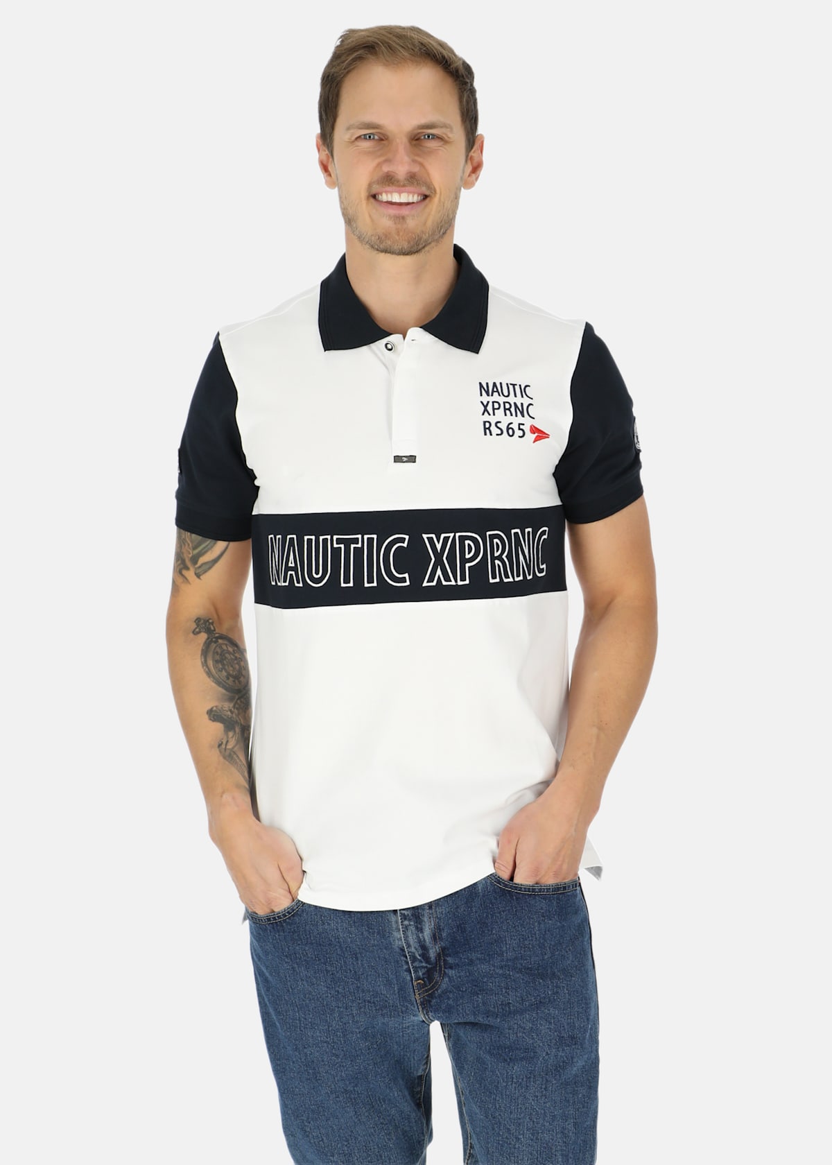 Marstrand Logo Piké |  - sv-se - herr - klader - skjortor-piketrojor - piketrojor - kortarmade-piketrojor | Padelspecialisterna