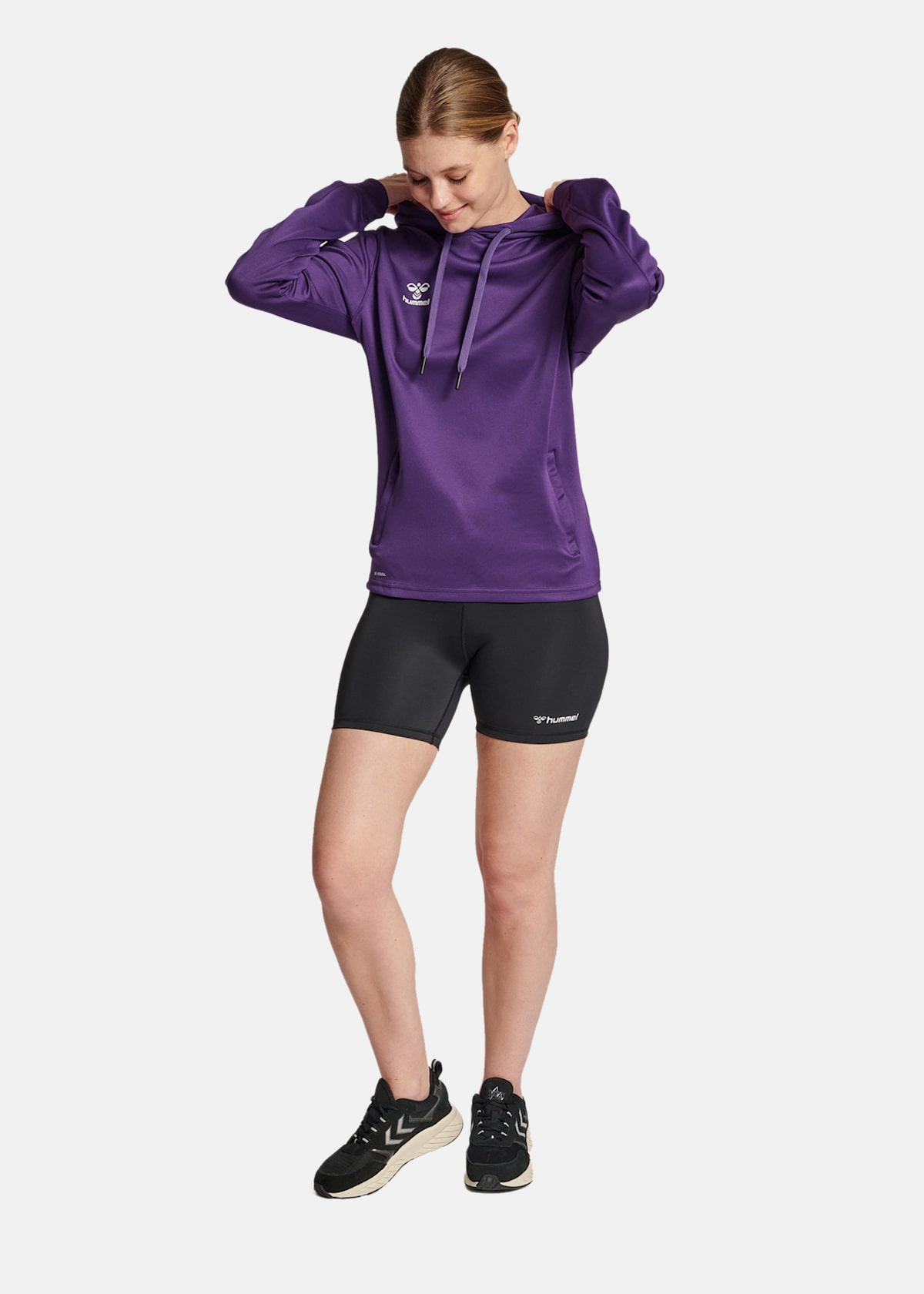 hmlCORE XK POLY SWEAT HOODIE W |  - sv-se - dam - klader - trojor - huvtrojor - hoodies | Padelspecialisterna