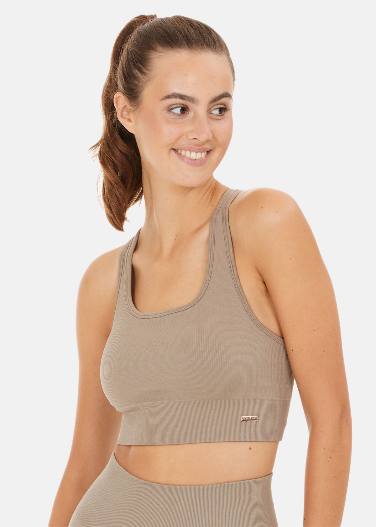 Aideny W Seamless Rib Bra |  - sv-se - dam - klader - underklader - bh - sports-bh-somlosa | Padelspecialisterna