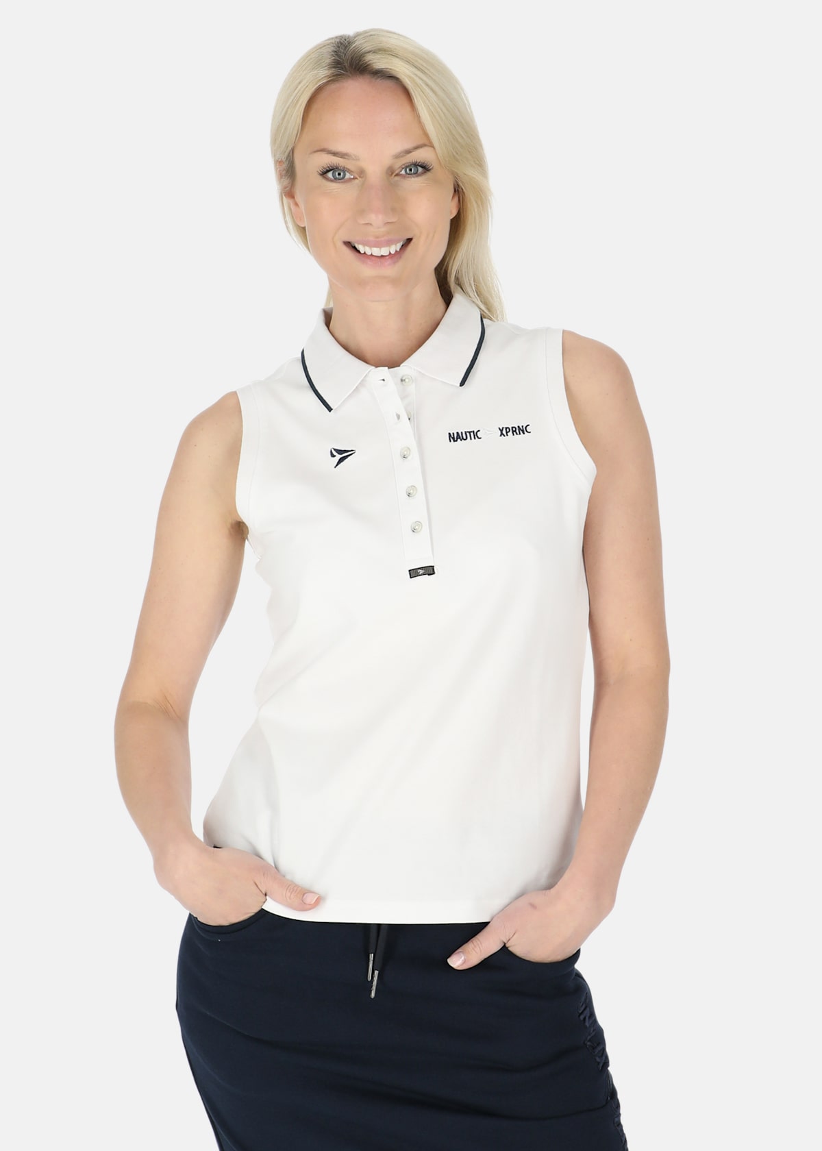 Marstrand Sleeveless Piké W |  - sv-se - dam - klader - skjortor-piketrojor - piketrojor - kortarmade-piketrojor | Padelspecialisterna