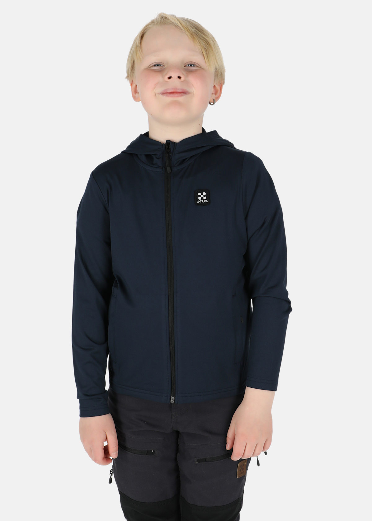 Active Fullzip Hood JR |  - sv-se - barn - klader - trojor - huvtrojor - zip-hoodie | Padelspecialisterna