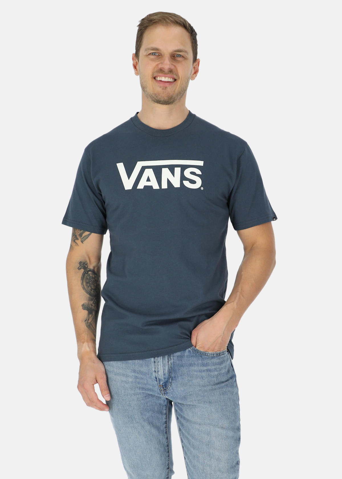 Classic Vans Tee-B |  - sv-se - herr - klader - t-shirts-linnen - t-shirt-vardag-sport - kortarmad-t-shirt-vardag-sport | Padelspecialisterna