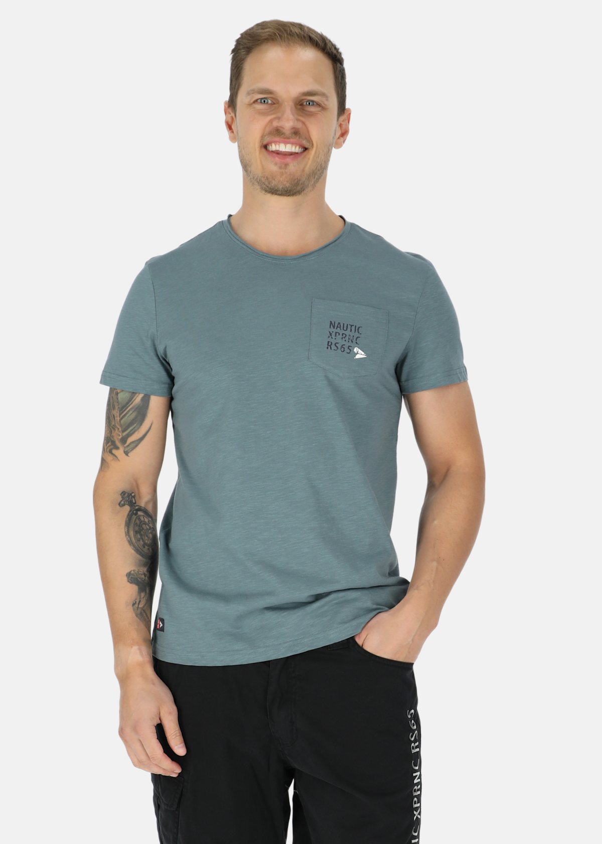 Marstrand Pocket Tee |  - sv-se - herr - klader - t-shirts-linnen - t-shirt-vardag-sport - kortarmad-t-shirt-vardag-sport | Padelspecialisterna