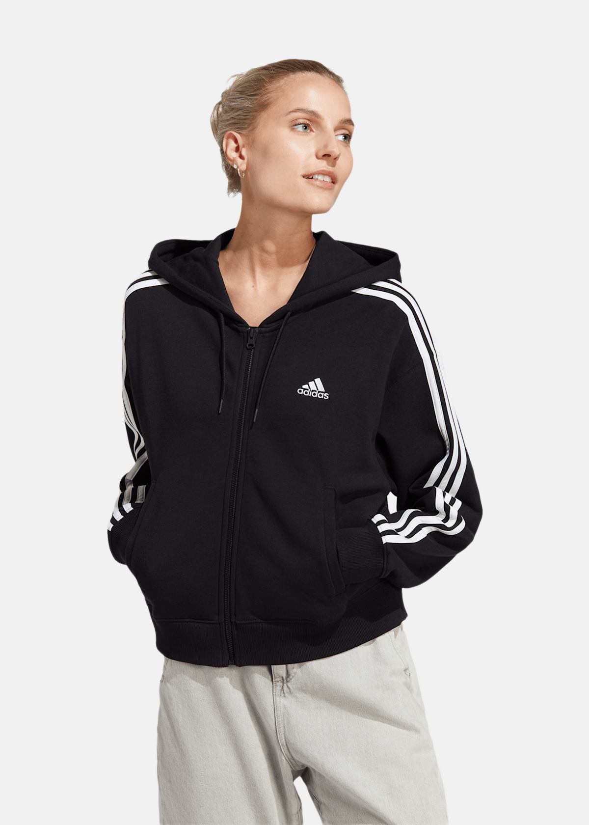 W 3S FT FZ S HD |  - sv-se - dam - klader - trojor - huvtrojor - zip-hoodies | Padelspecialisterna