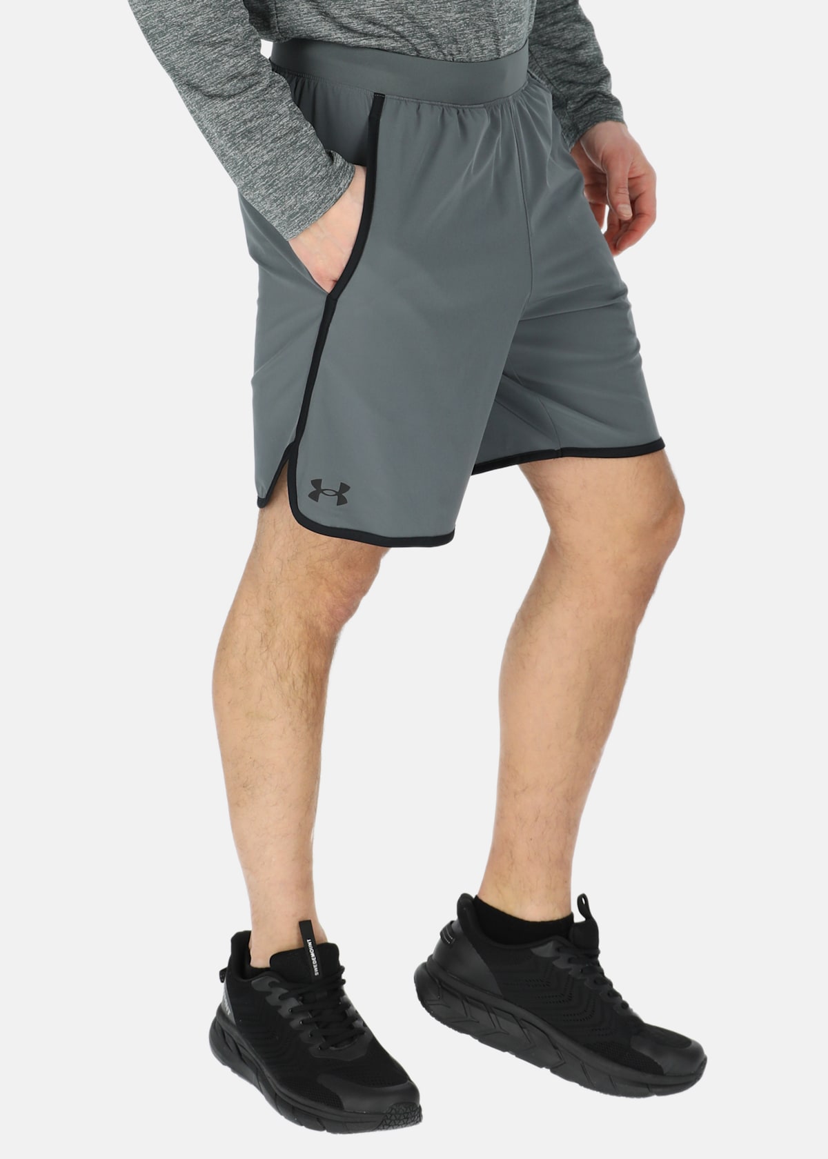 UA HIIT Woven 8in Shorts |  - sv-se - herr - klader - shorts - lopar-traningsshorts - loparshorts | Padelspecialisterna