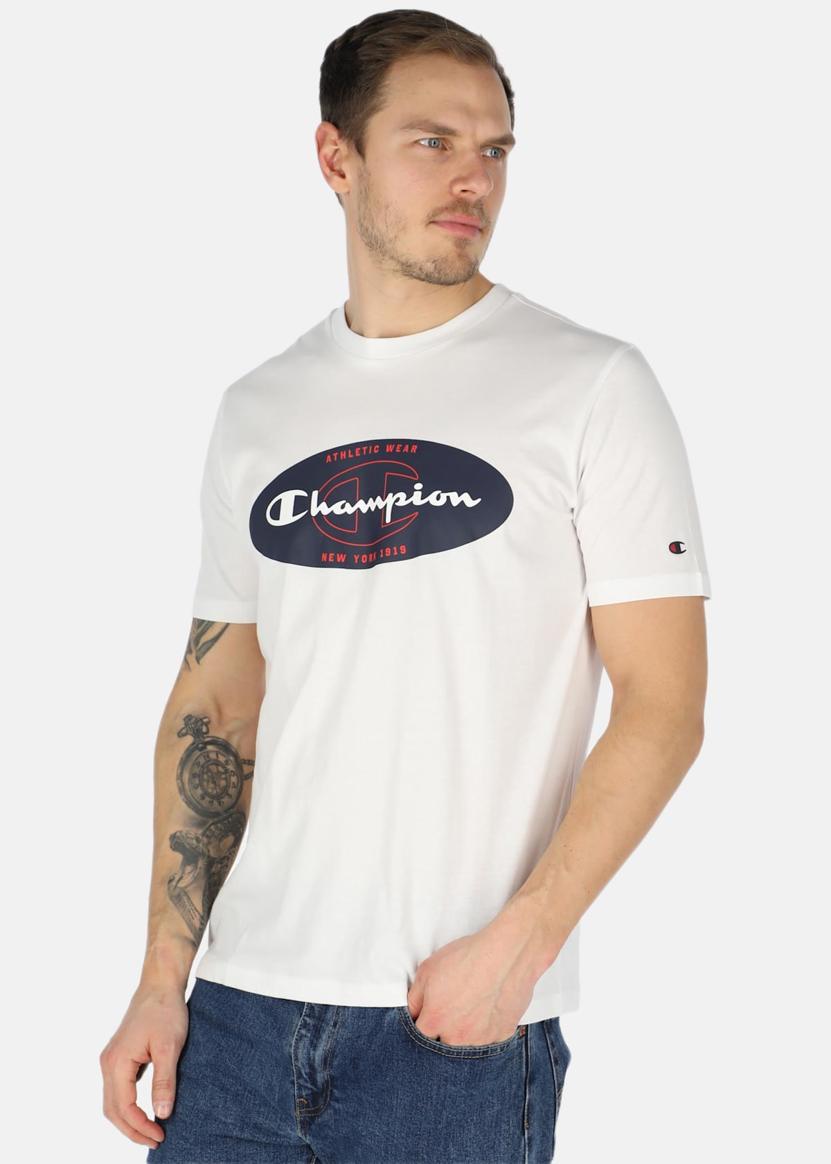 Crewneck T-Shirt |  - sv-se - herr - klader - t-shirts-linnen - t-shirt-vardag-sport - kortarmad-t-shirt-vardag-sport | Padelspecialisterna