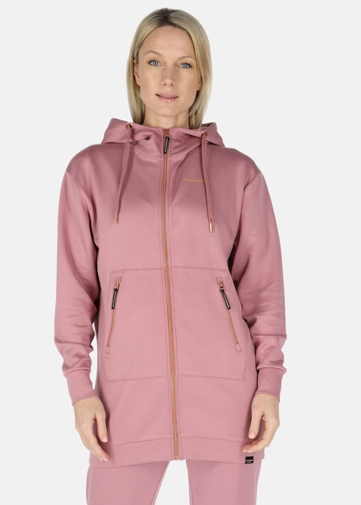 Lounge Long Zip Hood W |  - sv-se - dam - klader - trojor - huvtrojor - zip-hoodies | Padelspecialisterna